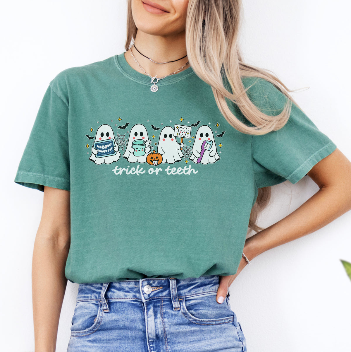 Trick Or Teeth Spooky Dentist Tee