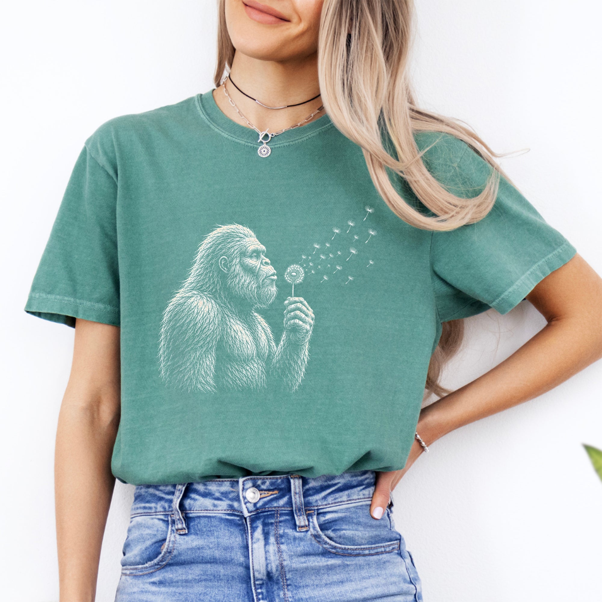 T-Shirt „Bigfoot lässt Wünsche fliegen“
