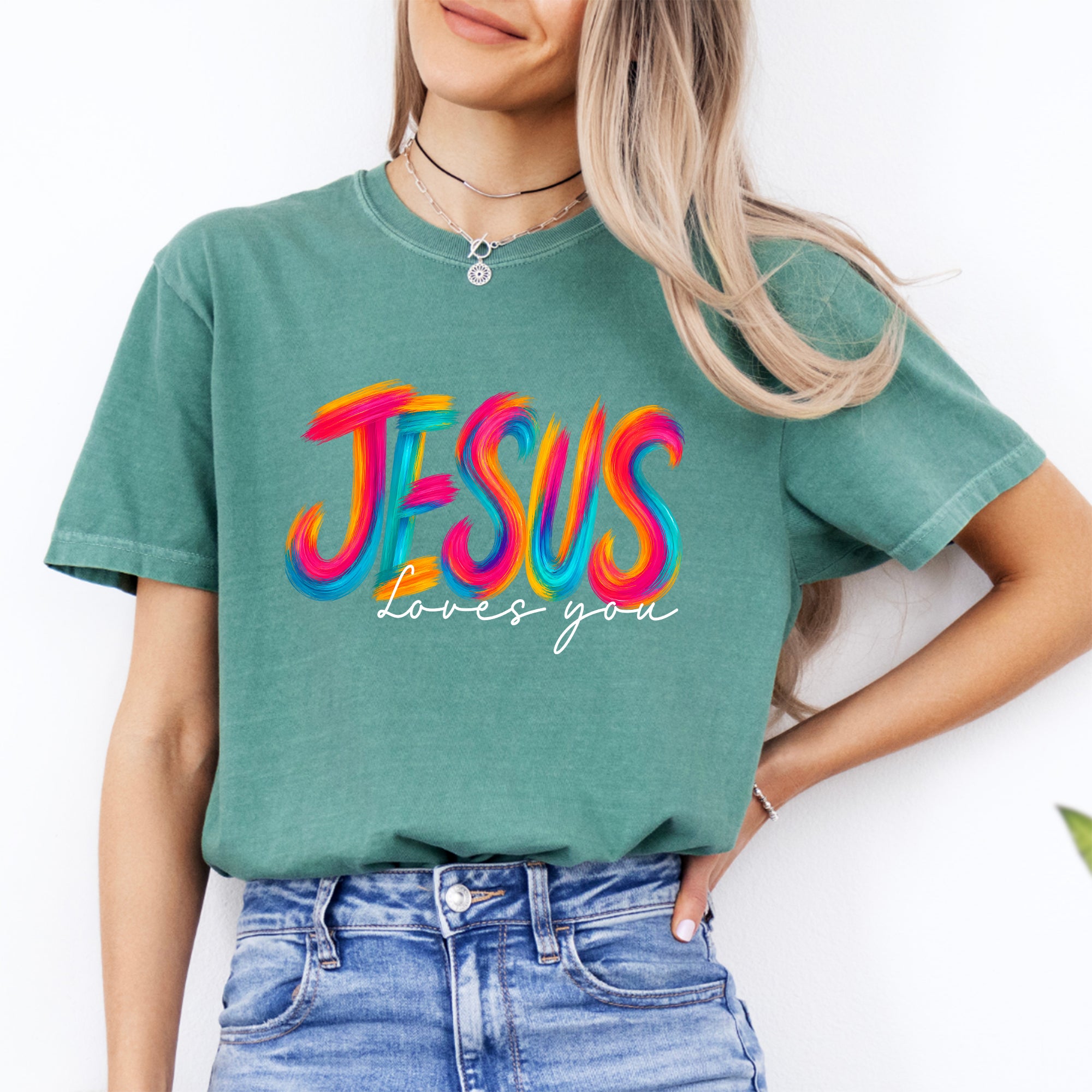 T-Shirt „Jesus Loves You“