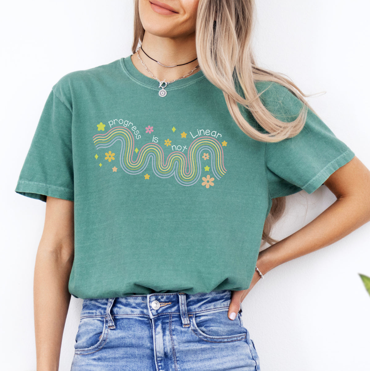 T-shirt « Progress Is Not Linear »