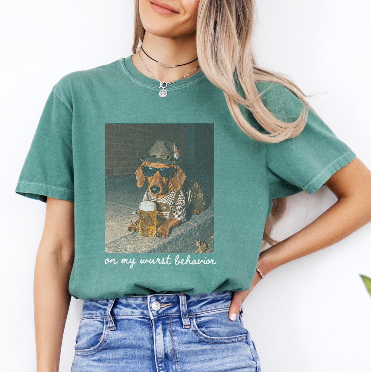 T-shirt personnalisé avec photo de chien pour l’Oktoberfest