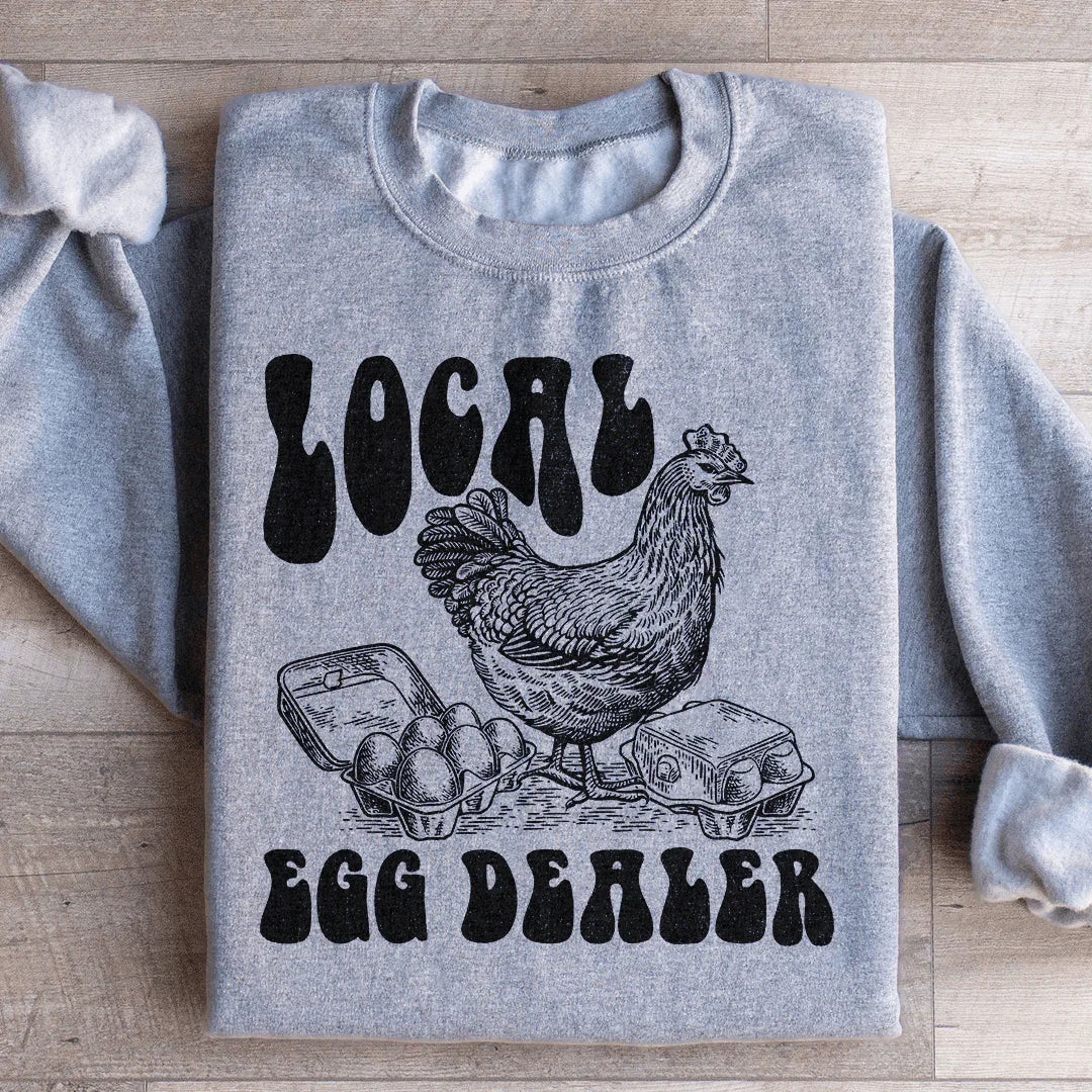 Local Egg Dealer Sweatshirt Sport Grey / S Peachy Sunday T-Shirt