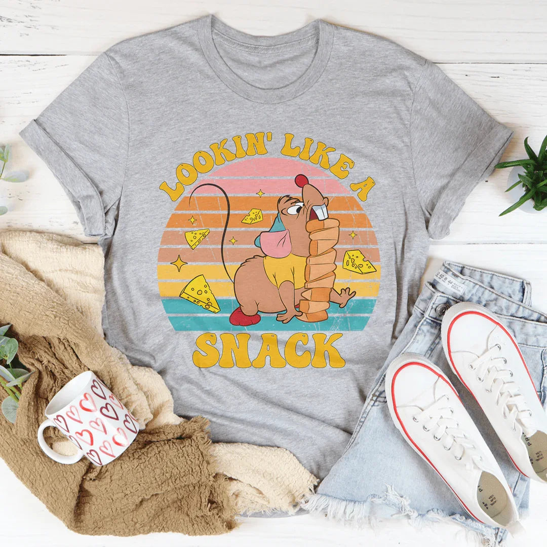 Lookin Like A Snack Tee Peachy Sunday T-Shirt