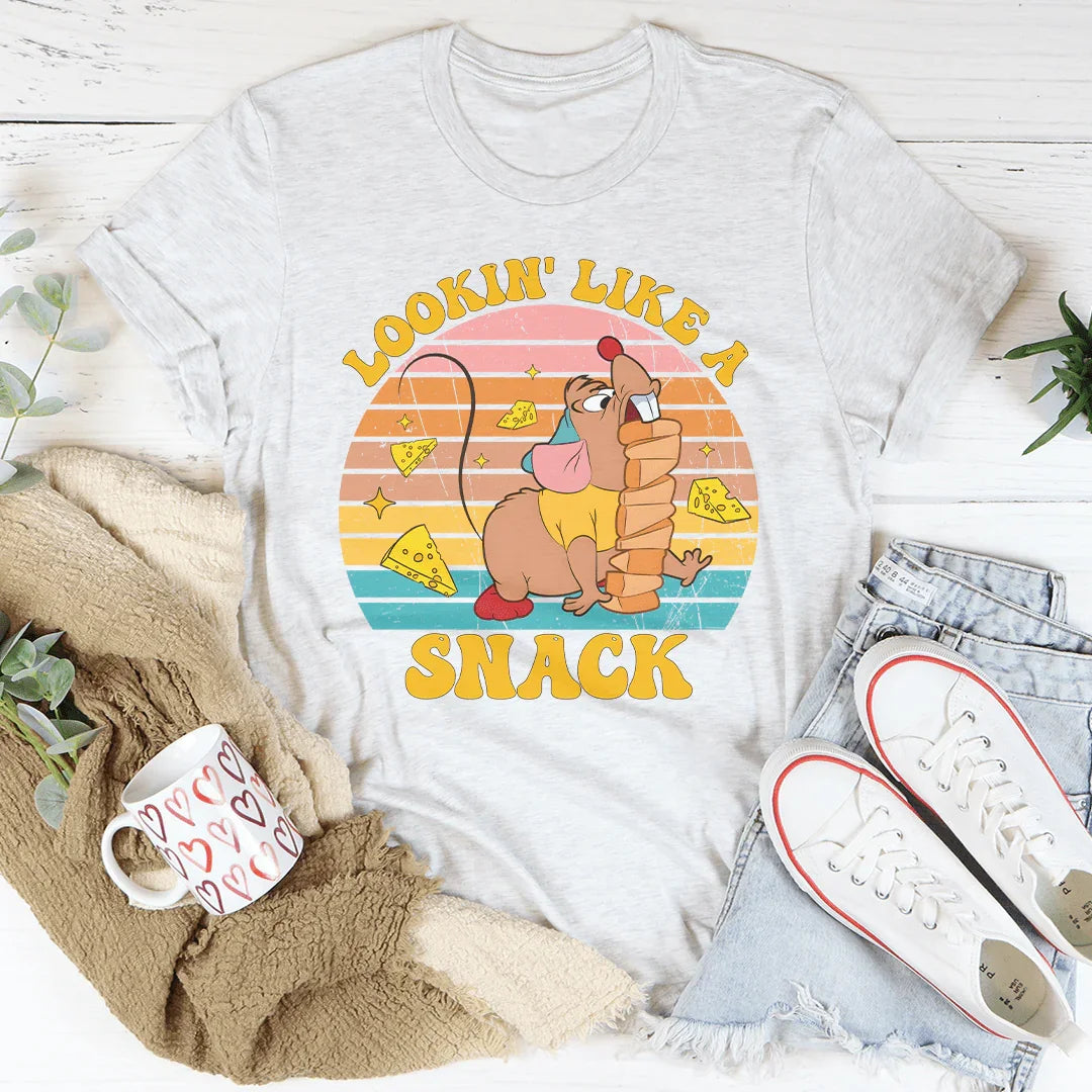Lookin Like A Snack Tee Peachy Sunday T-Shirt
