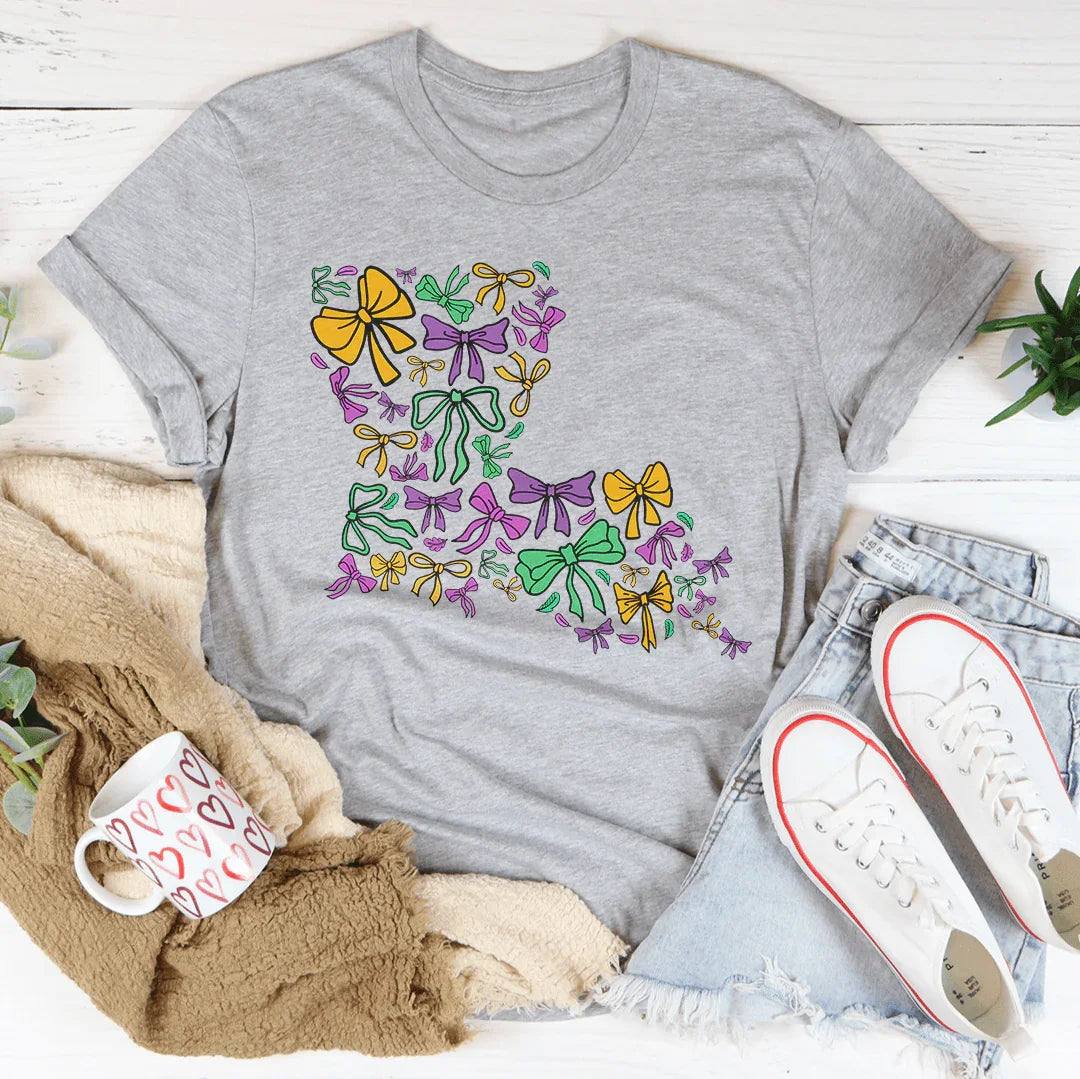 Louisiana Mardi Gras Tee Athletic Heather / S Peachy Sunday T-Shirt