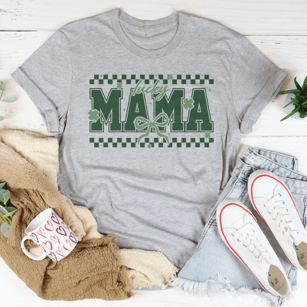 Lucky Mama Tee Athletic Heather / S Peachy Sunday T-Shirt