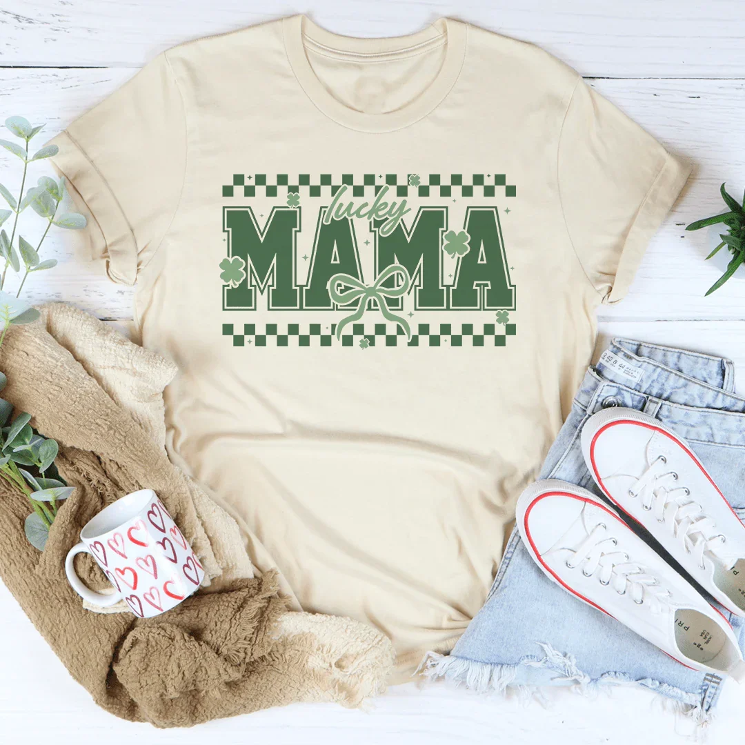 Lucky Mama Tee Soft Cream / S Peachy Sunday T-Shirt