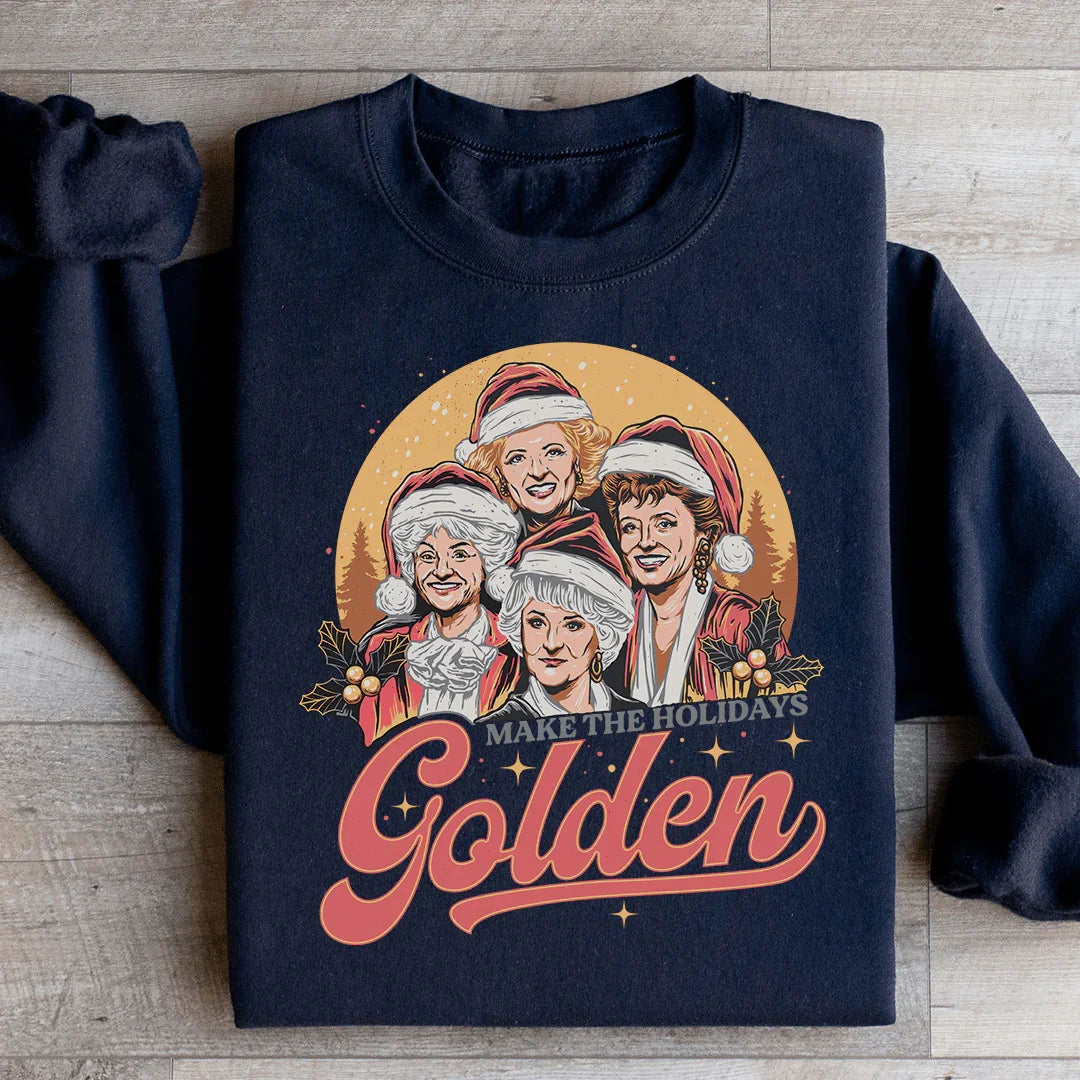 Make The Holidays Golden Sweatshirt Printify Sweatshirt T-Shirt