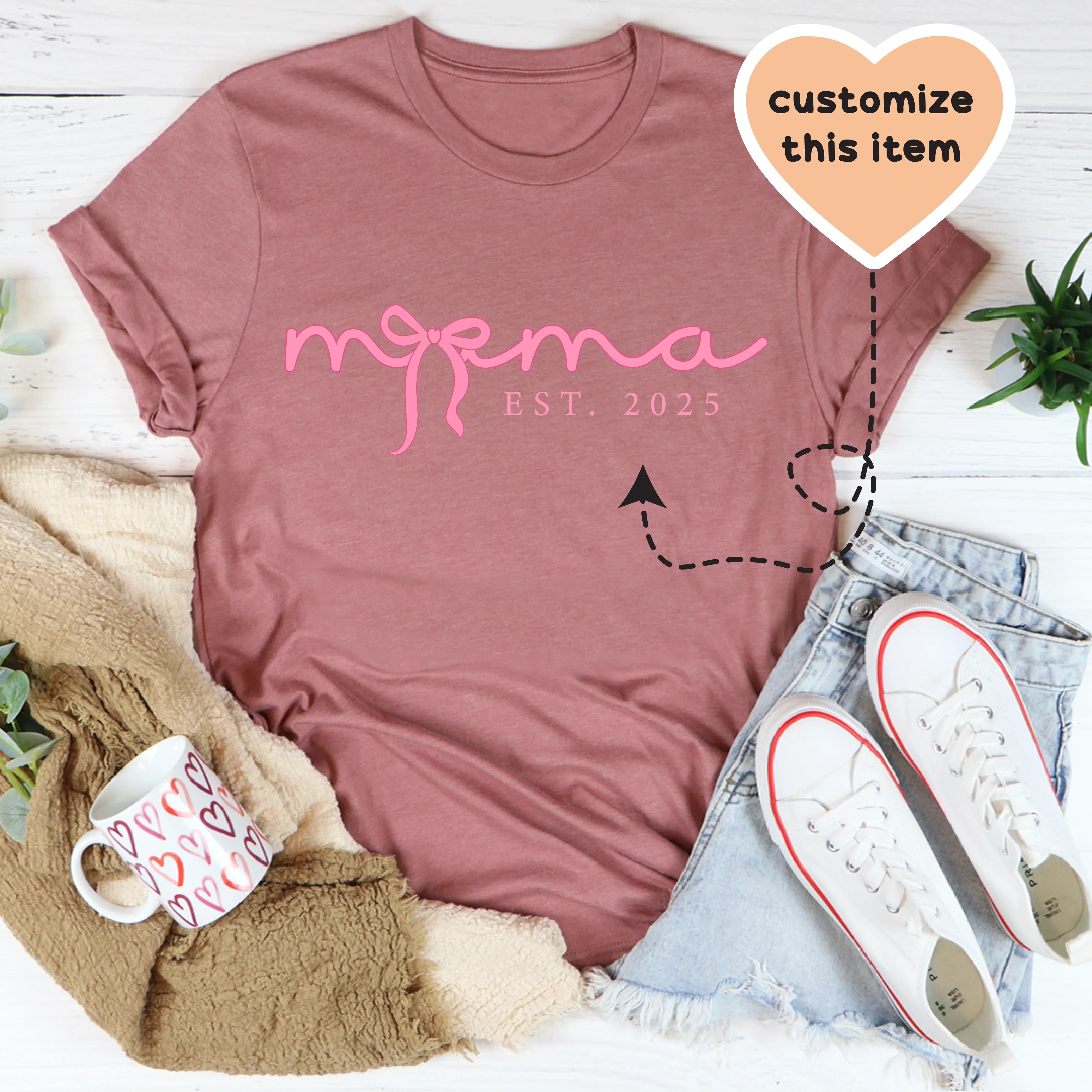 Mama Custom Tee Mauve / 2XL printful T-Shirt