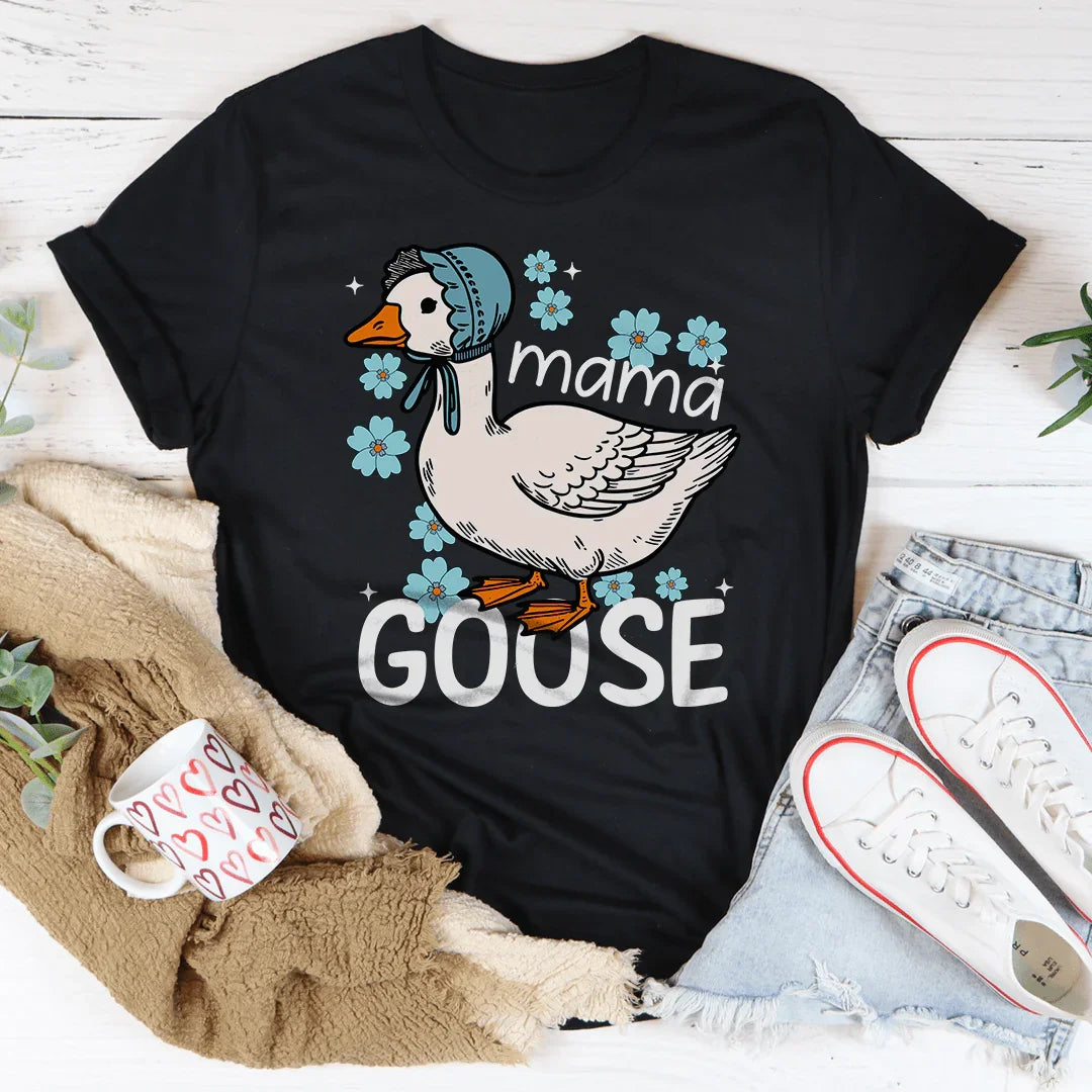 Mama Goose Tee Black Heather / S Peachy Sunday T-Shirt