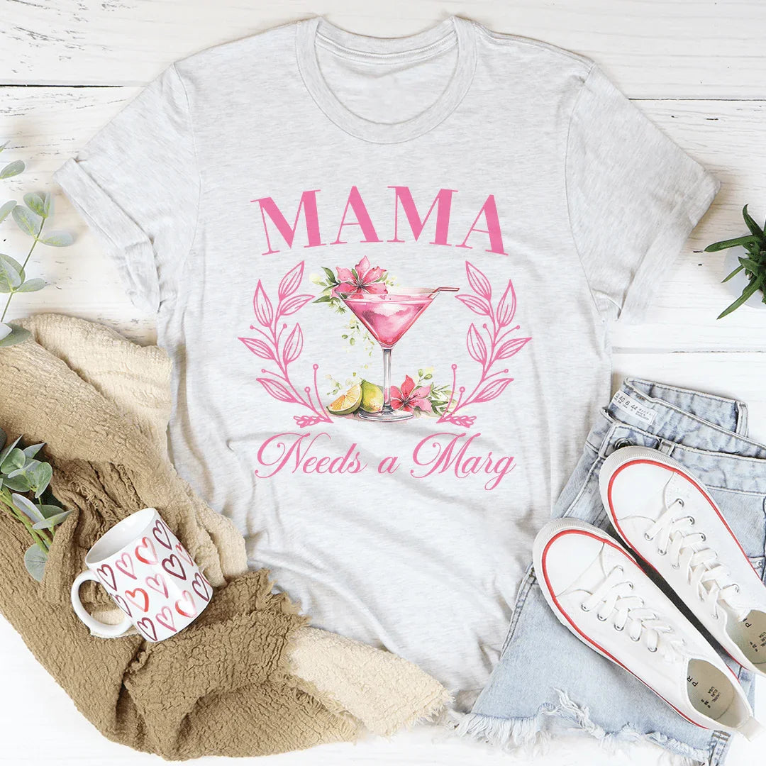 Mama Needs A Marg Tee Ash / S Peachy Sunday T-Shirt