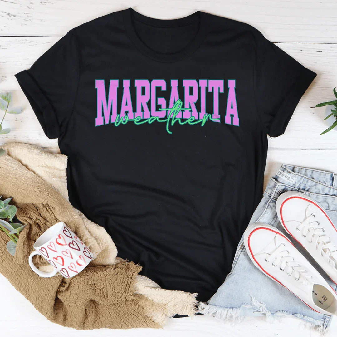 Margarita Weather Tee Black Heather / S Peachy Sunday T-Shirt