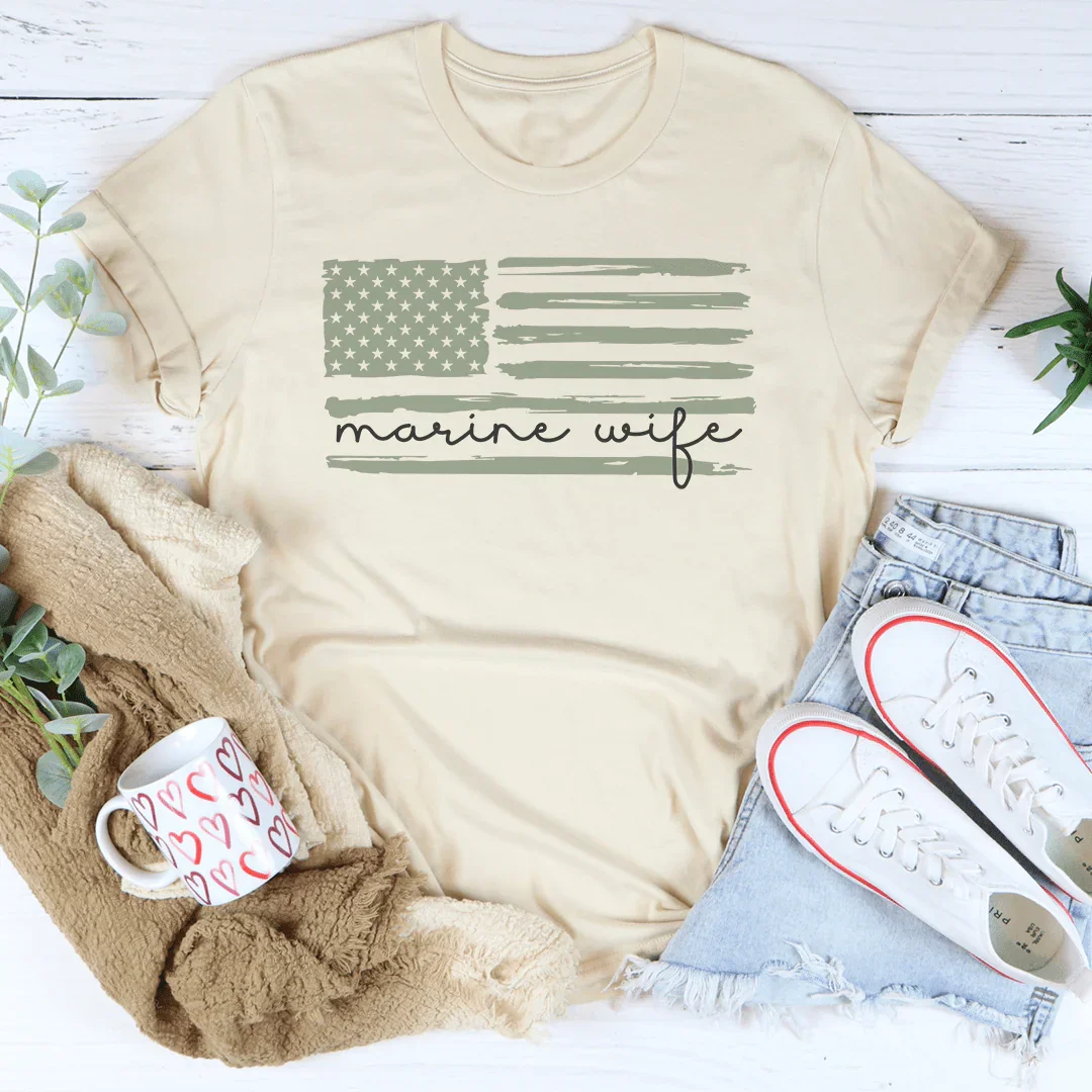 Marine Wife Tee Soft Cream / S Peachy Sunday T-Shirt