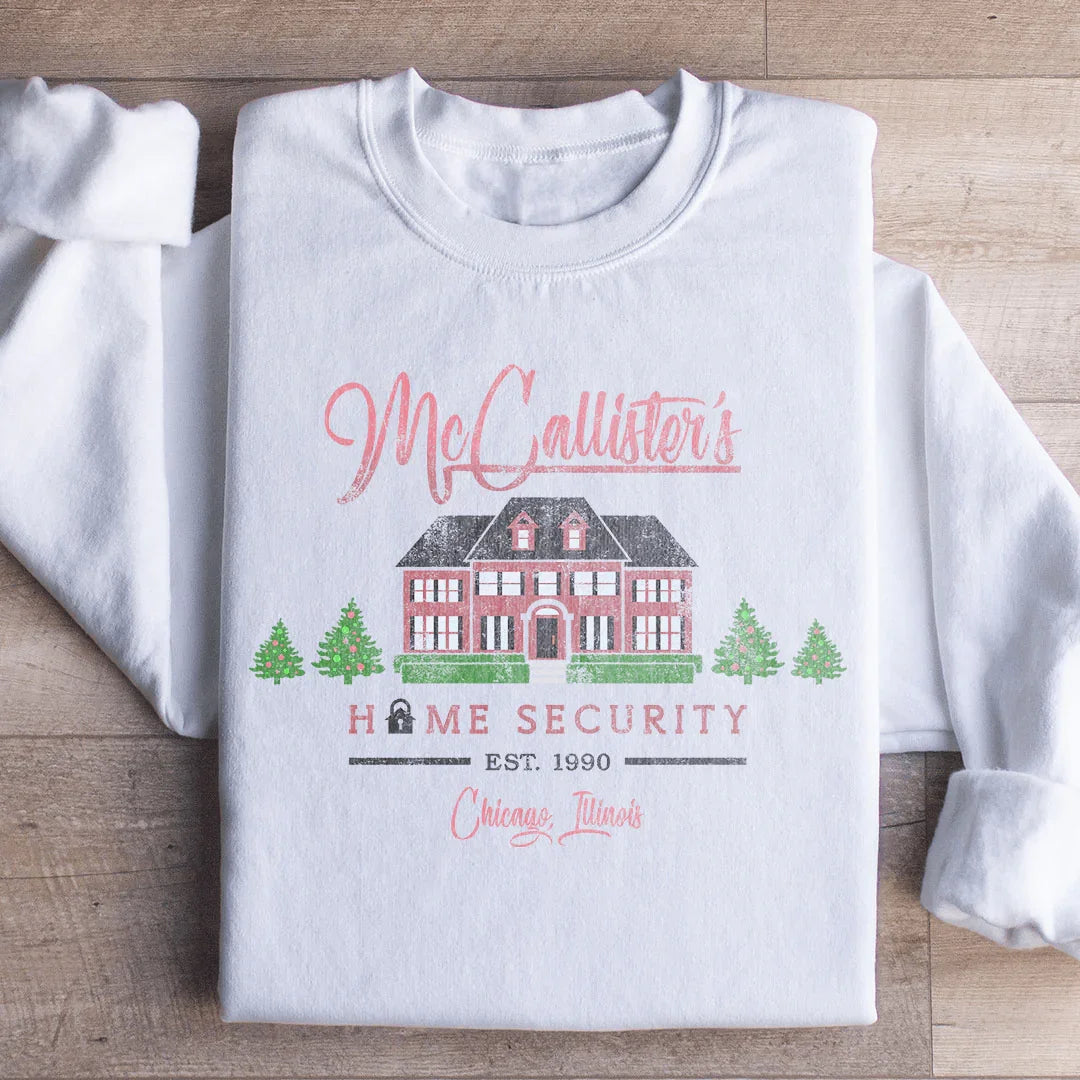McCallister Home Security Sweatshirt Peachy Sunday T-Shirt
