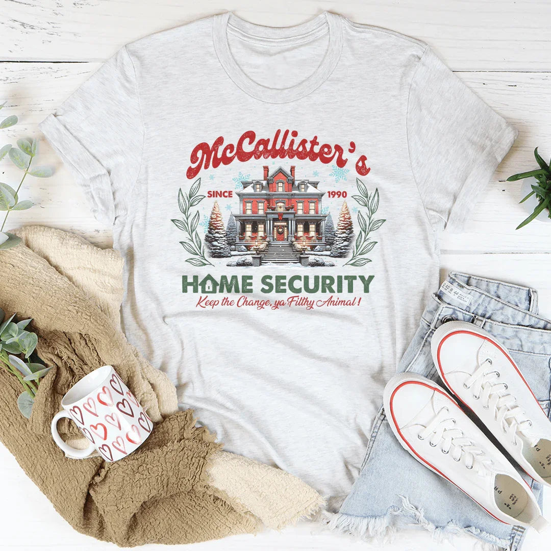 McCallister's Home Security Tee Ash / S Peachy Sunday T-Shirt