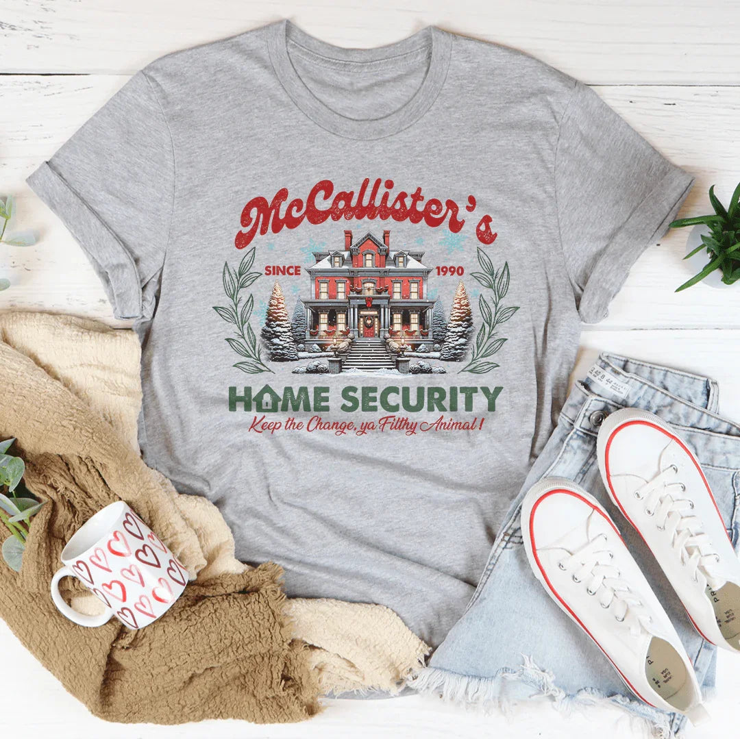 McCallister's Home Security Tee Athletic Heather / S Peachy Sunday T-Shirt