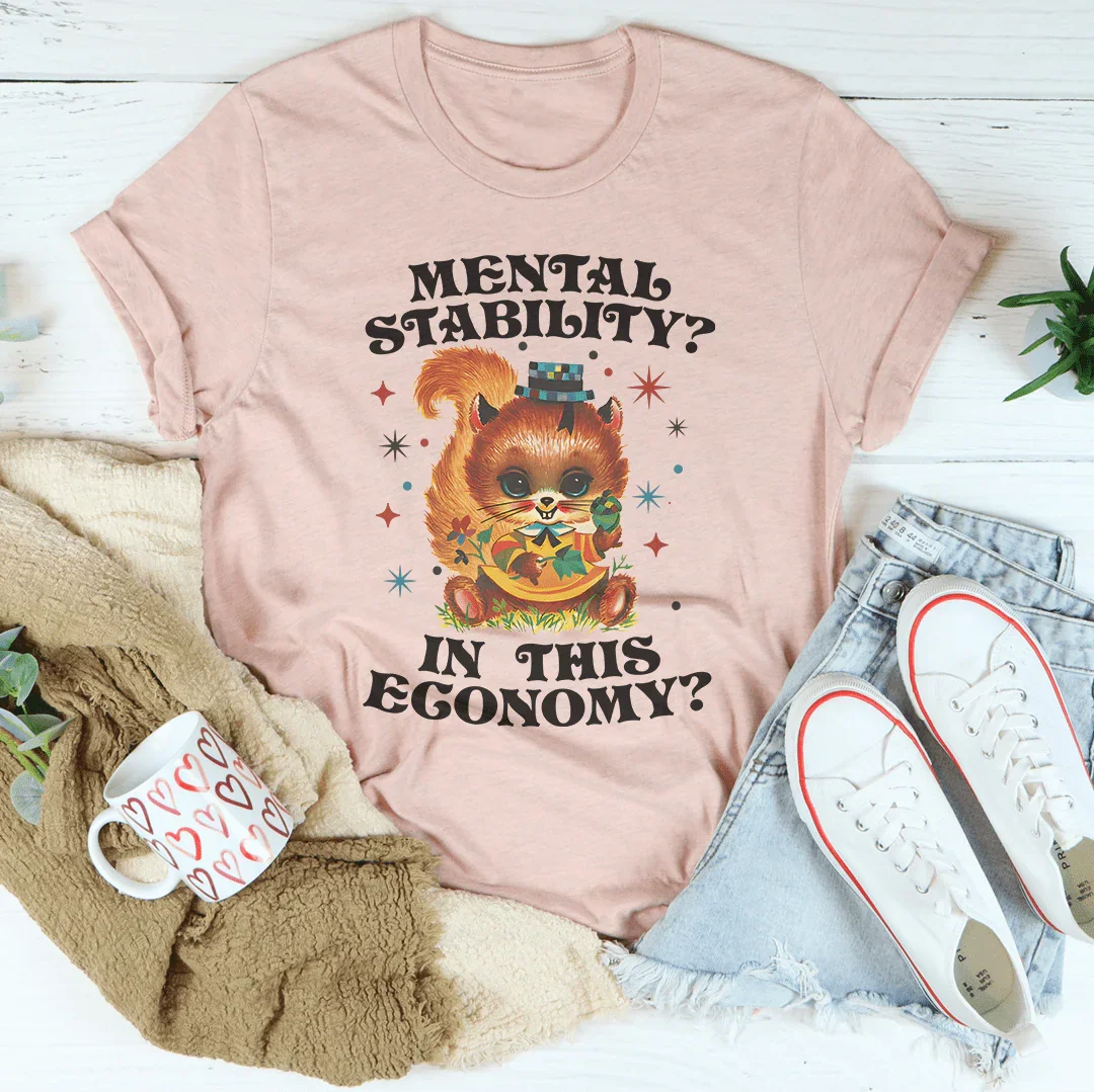 Mental Stability Tee Heather Prism Peach / S Peachy Sunday T-Shirt
