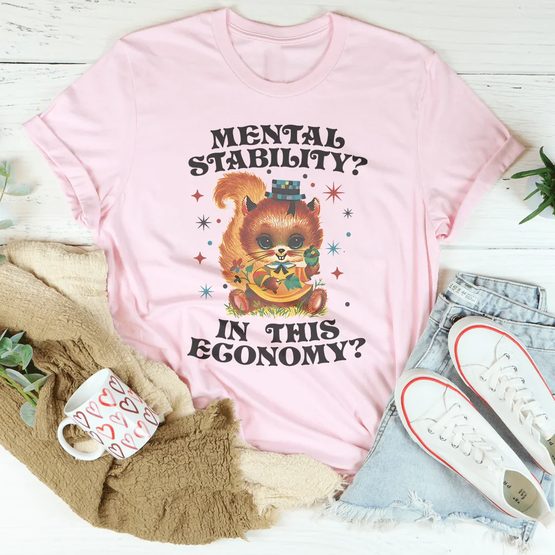 Mental Stability Tee Pink / S Peachy Sunday T-Shirt