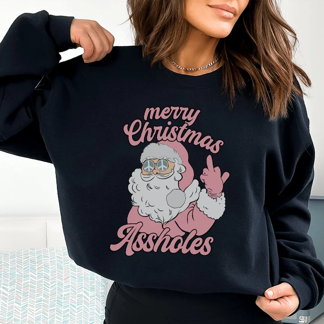 Merry Christmas Sweatshirt Peachy Sunday T-Shirt