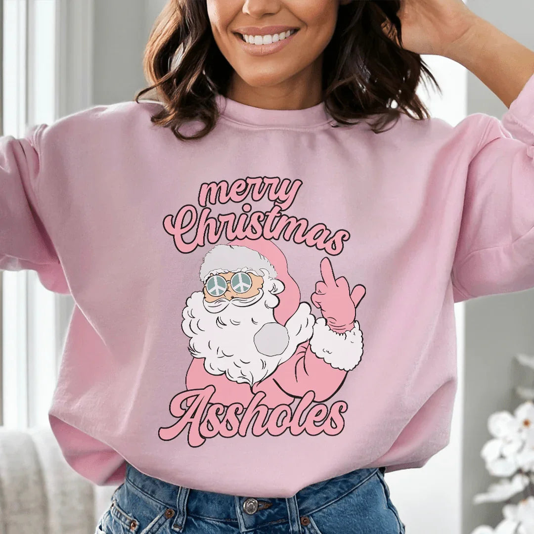 Merry Christmas Sweatshirt Peachy Sunday T-Shirt