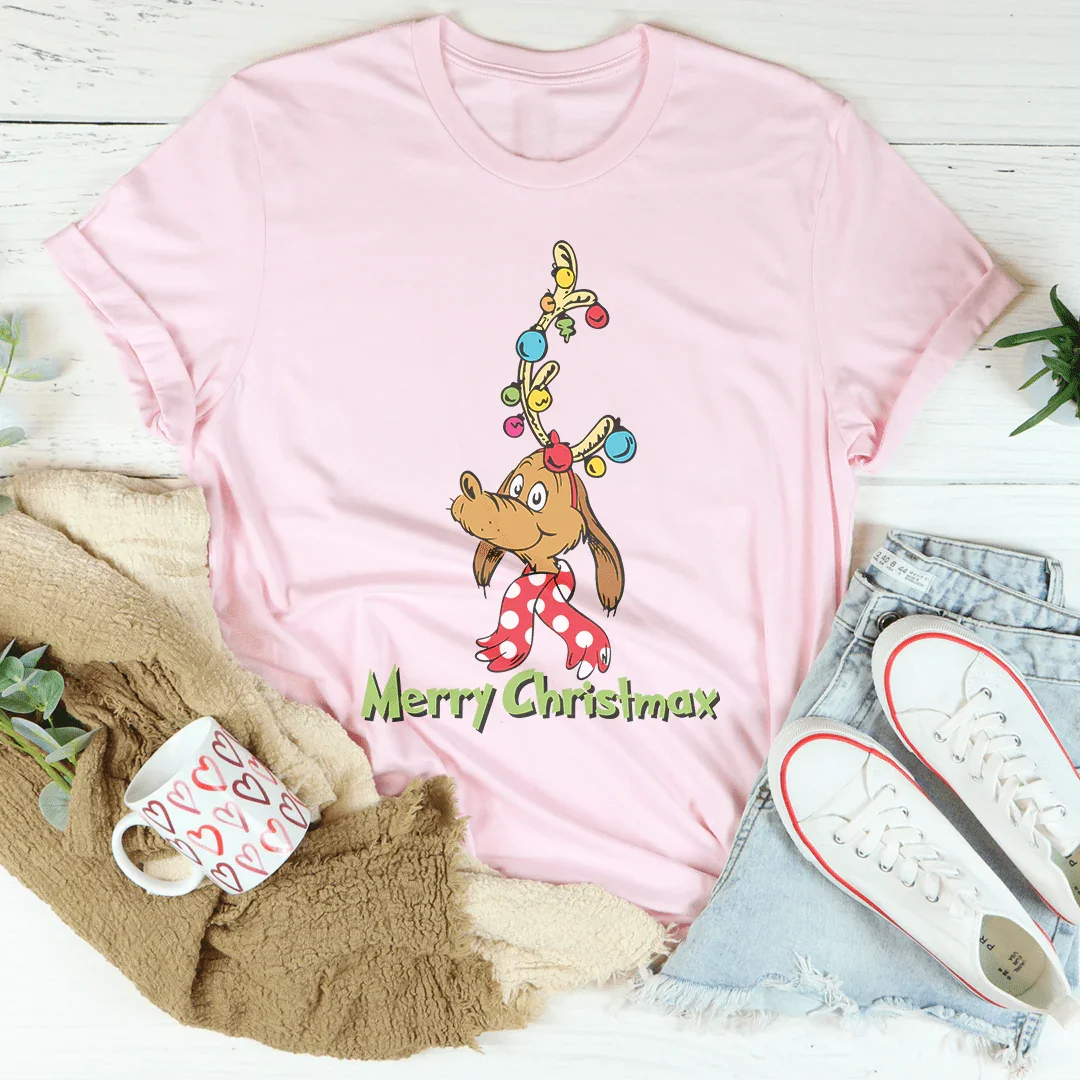 Merry Christmax Tee Pink / S Peachy Sunday T-Shirt