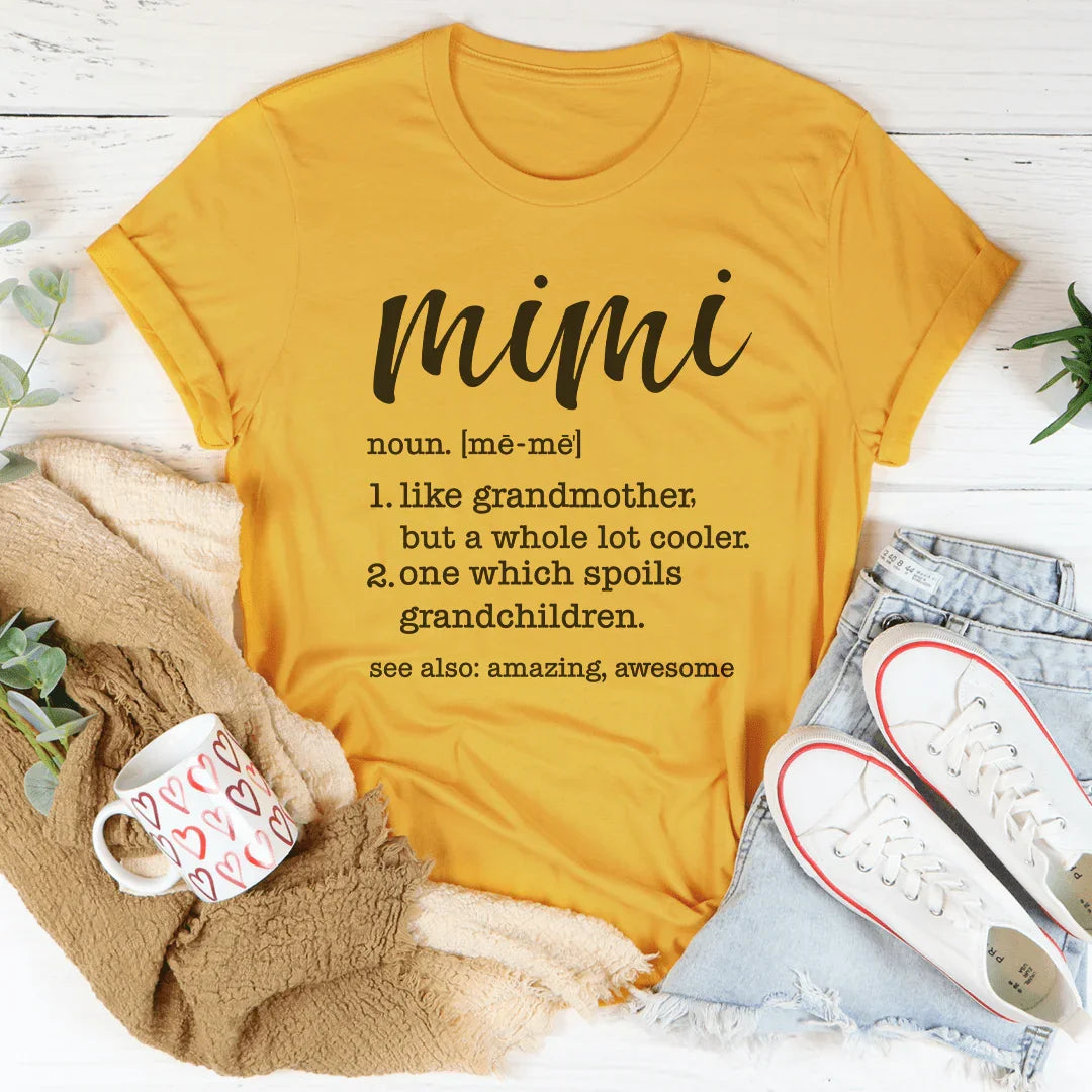 Mimi Dafination Tee Mustard / S Peachy Sunday T-Shirt