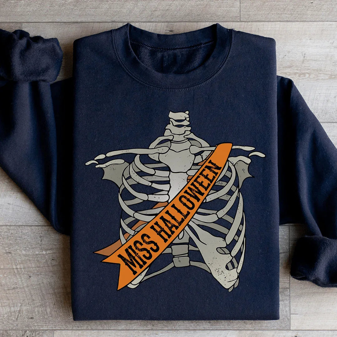 Miss Halloween Sweatshirt Black / S Peachy Sunday T-Shirt