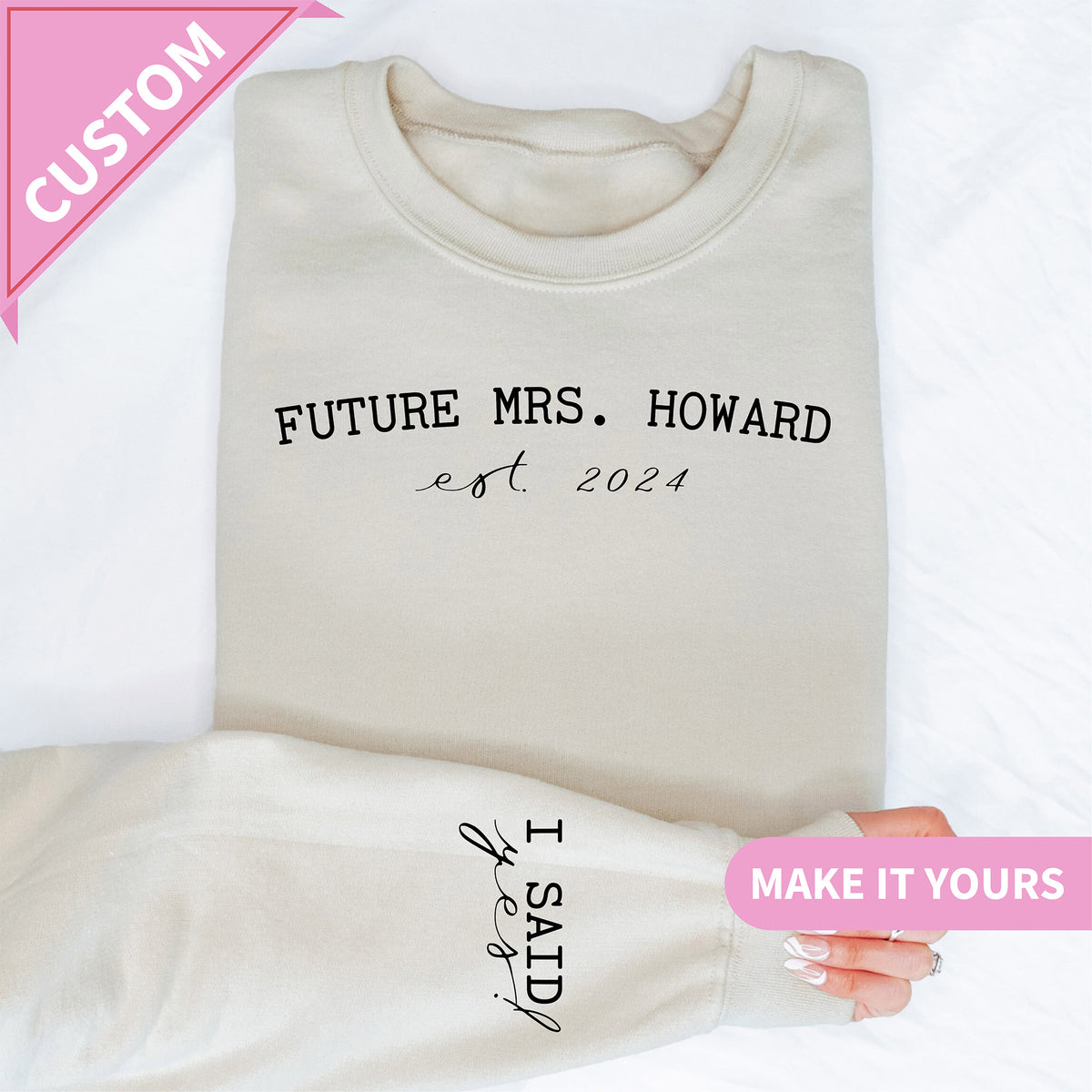 Personalized Future Mrs Sweatshirt
