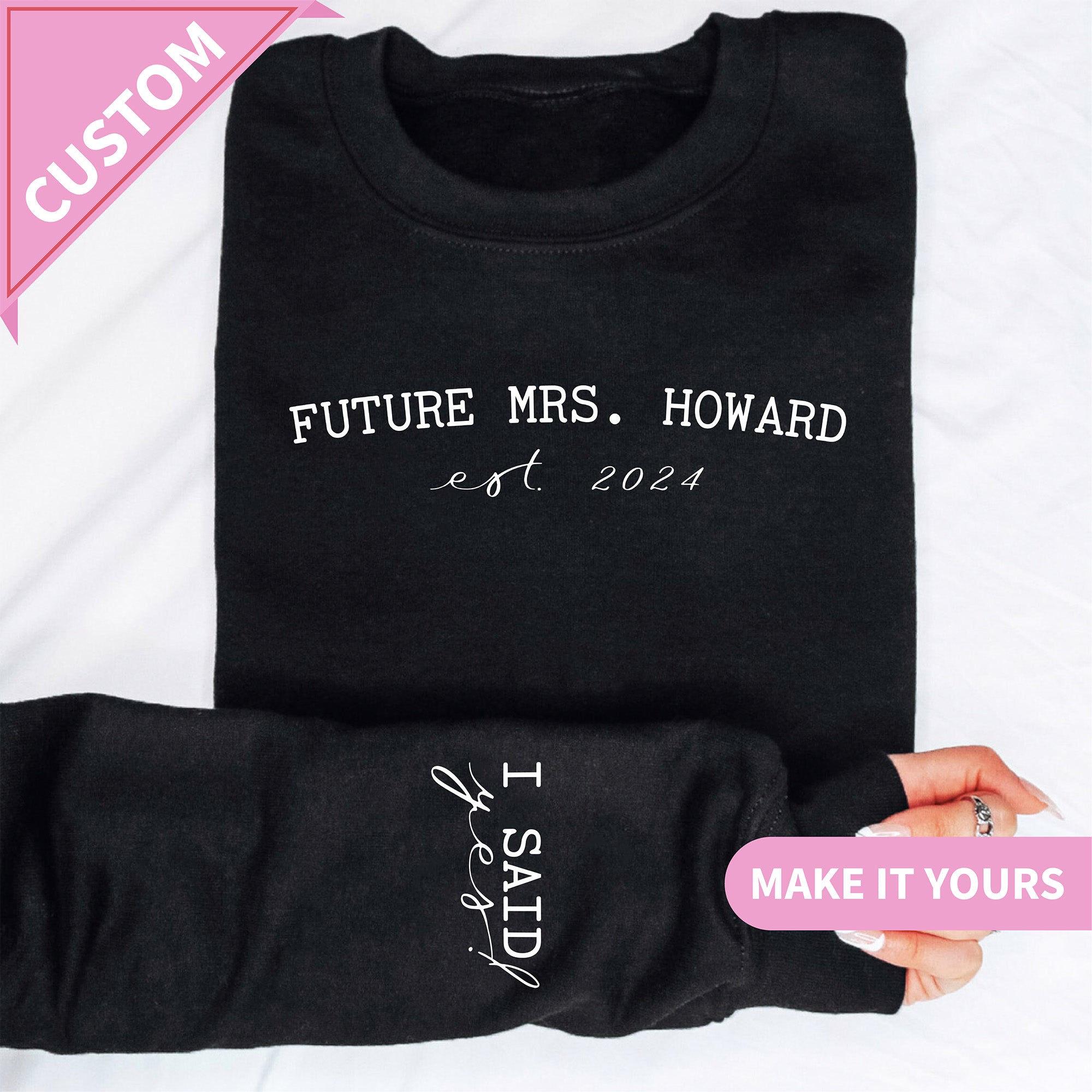 Personalized Future Mrs Sweatshirt
