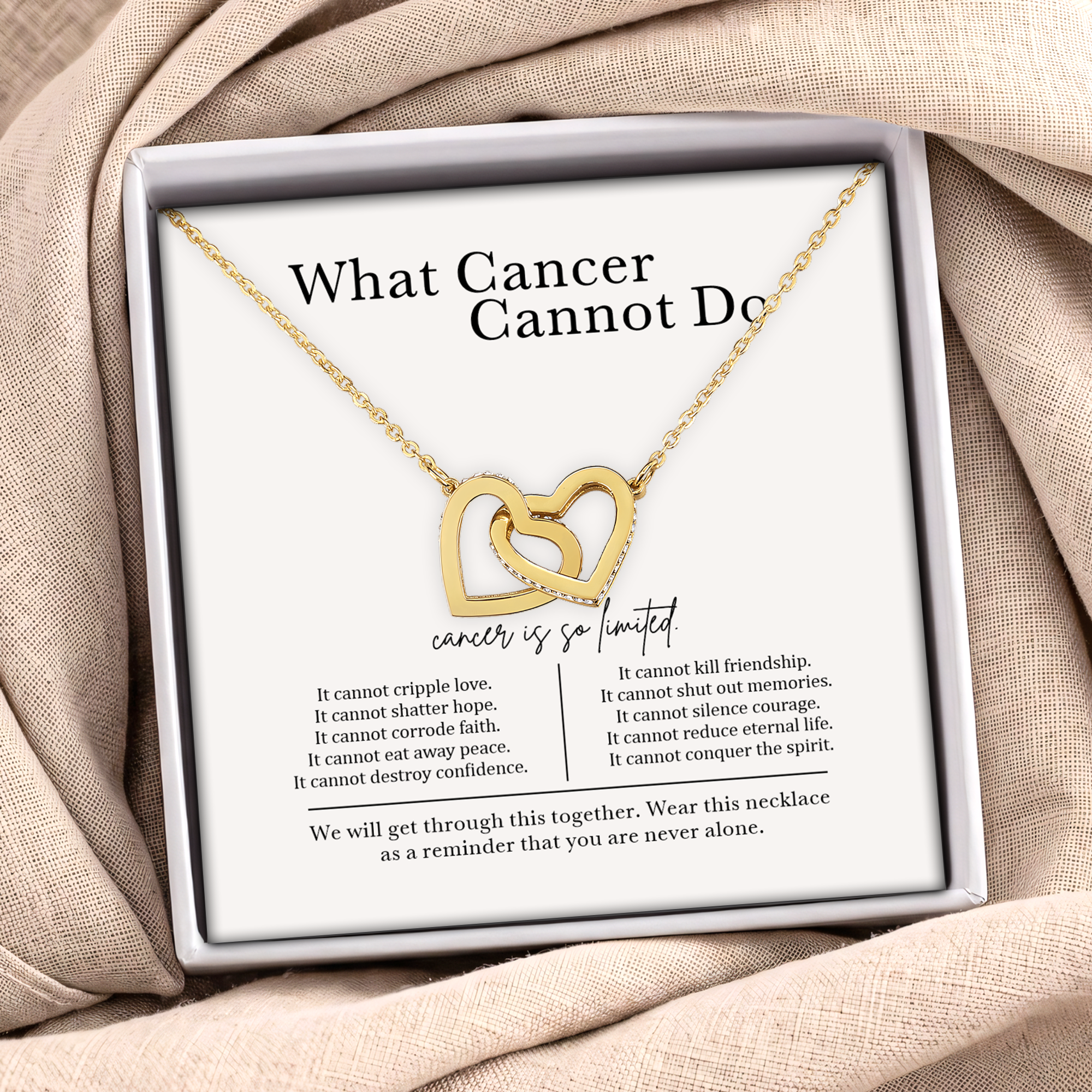 What Cancer Cannot Do Necklace