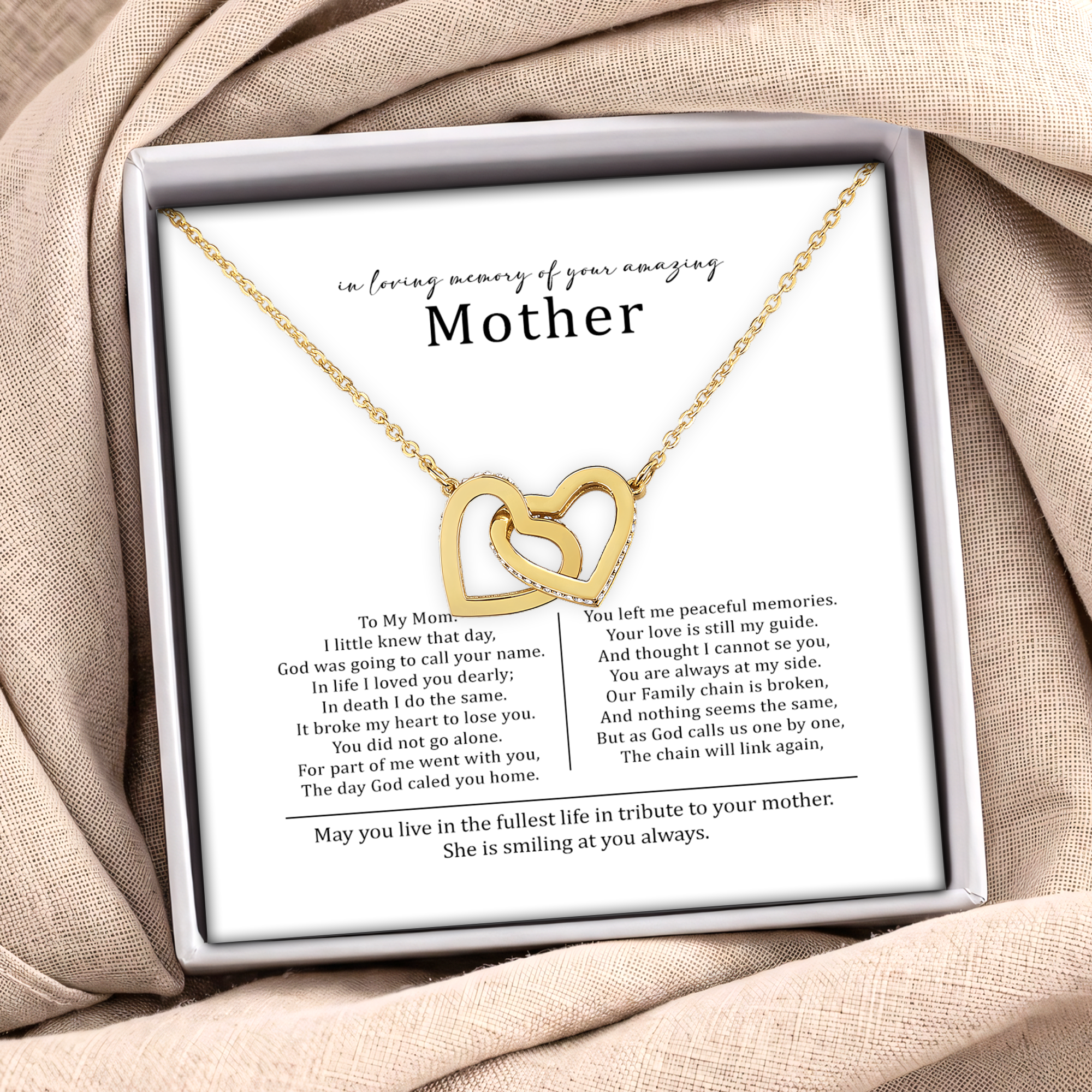In Loving Memory Of Your Amazing Mother Jewelry