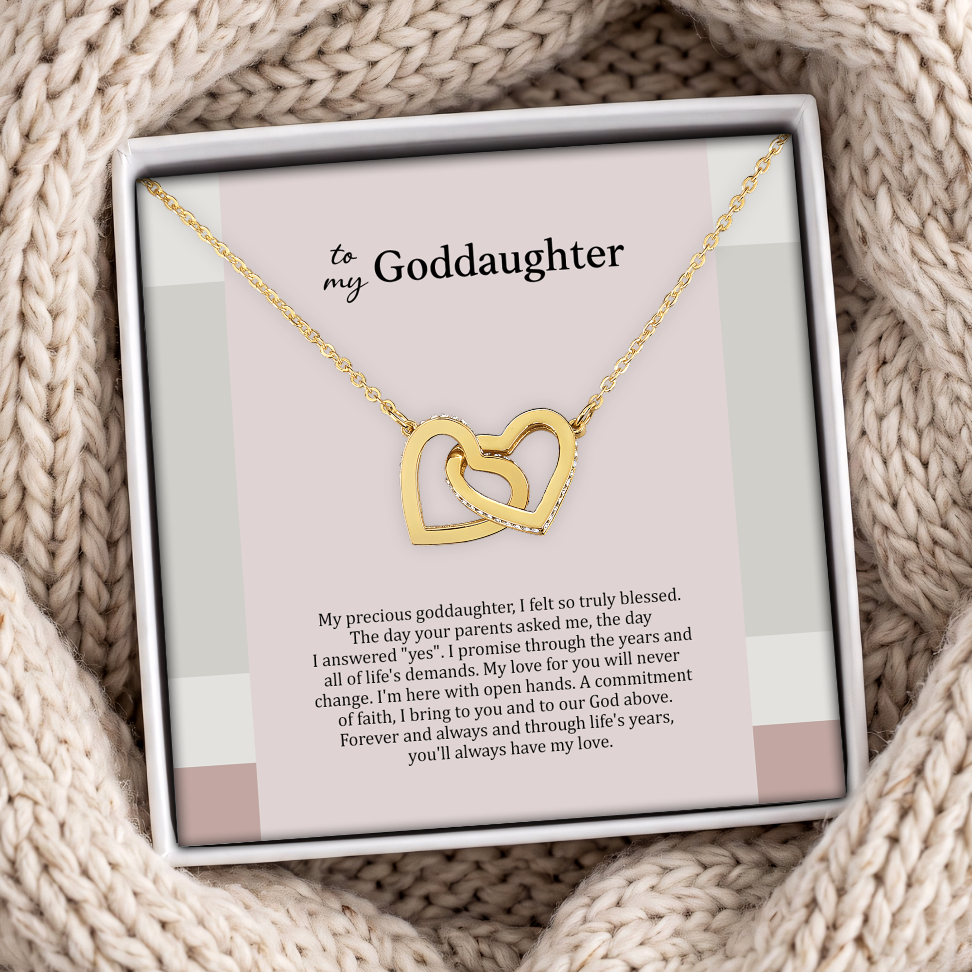 To My Goddaughter Jewelry
