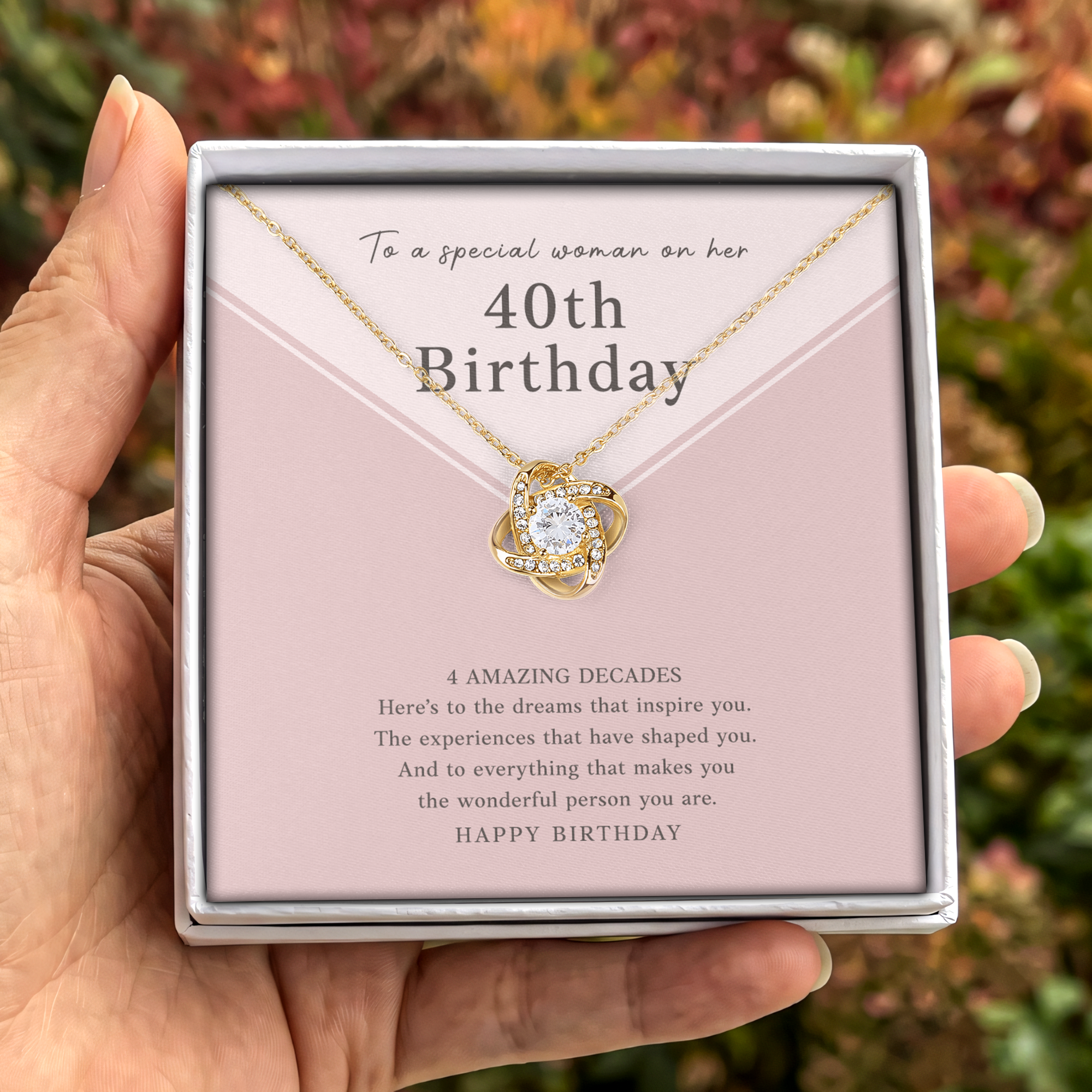 On Her 40th Birthday Jewelry