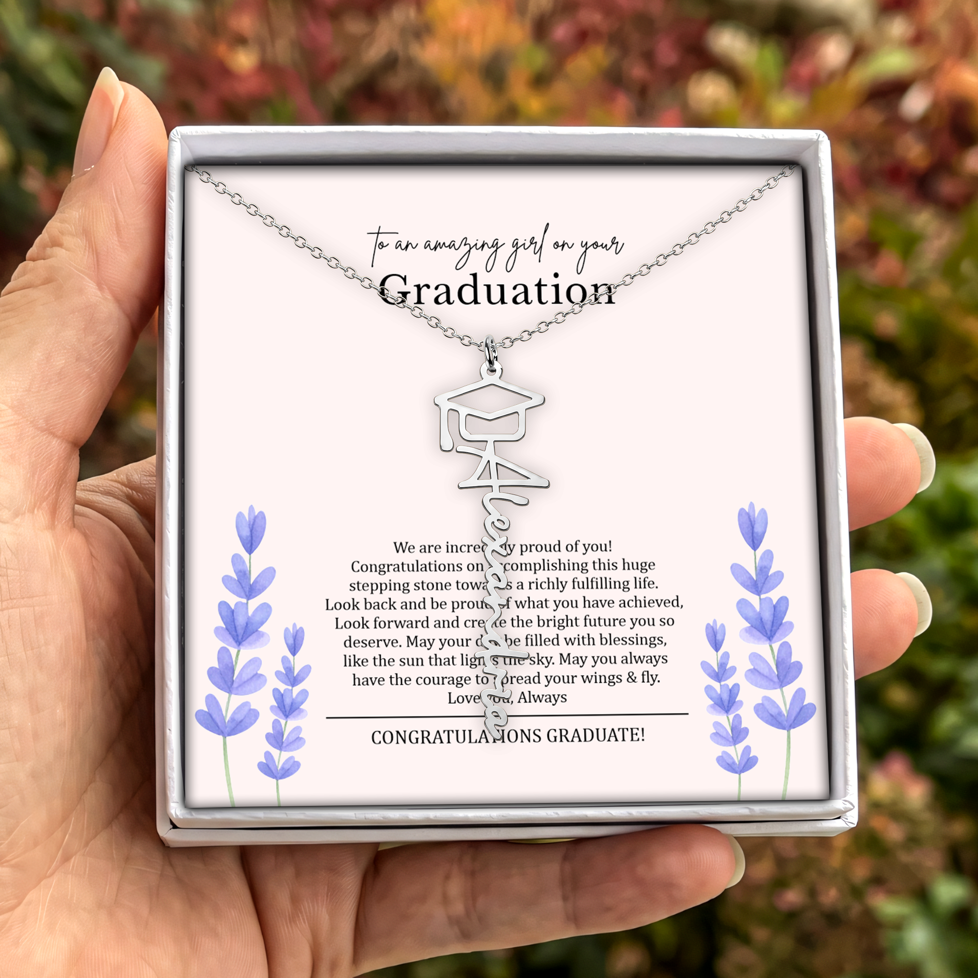 Personalized To An Amazing Girl On Your Graduation Jewelry