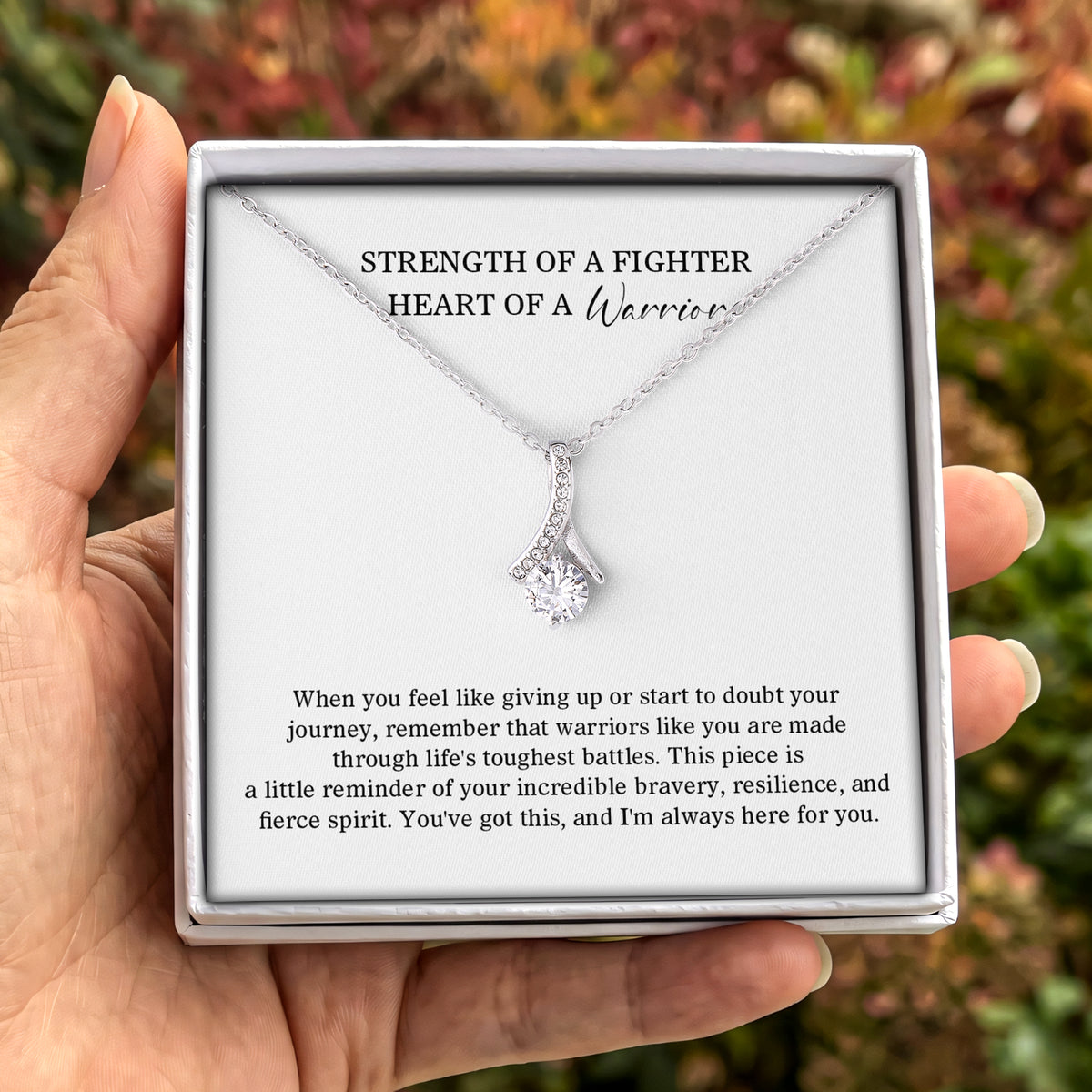 Ermutigender Schmuck für Kämpferinnen