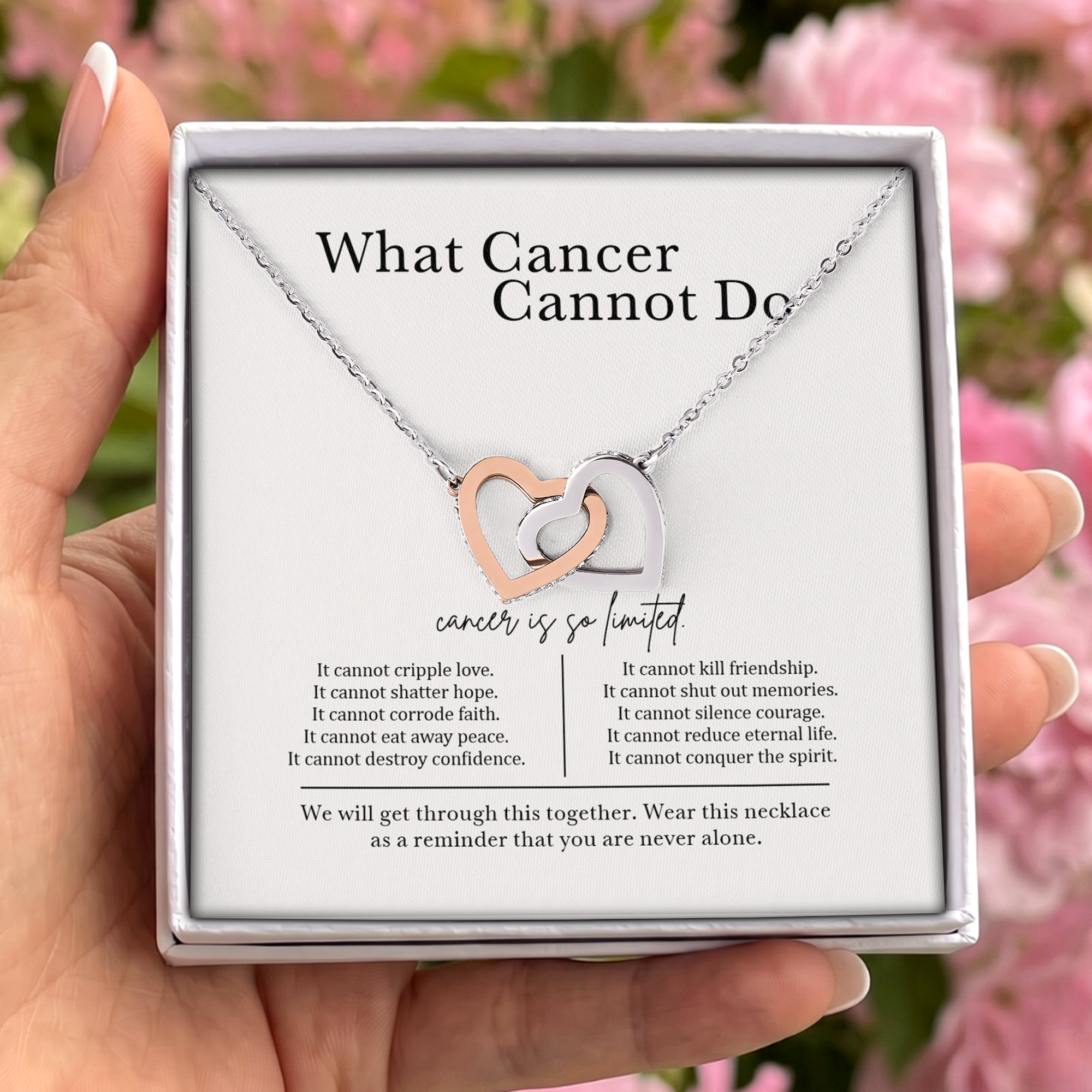 What Cancer Cannot Do Necklace