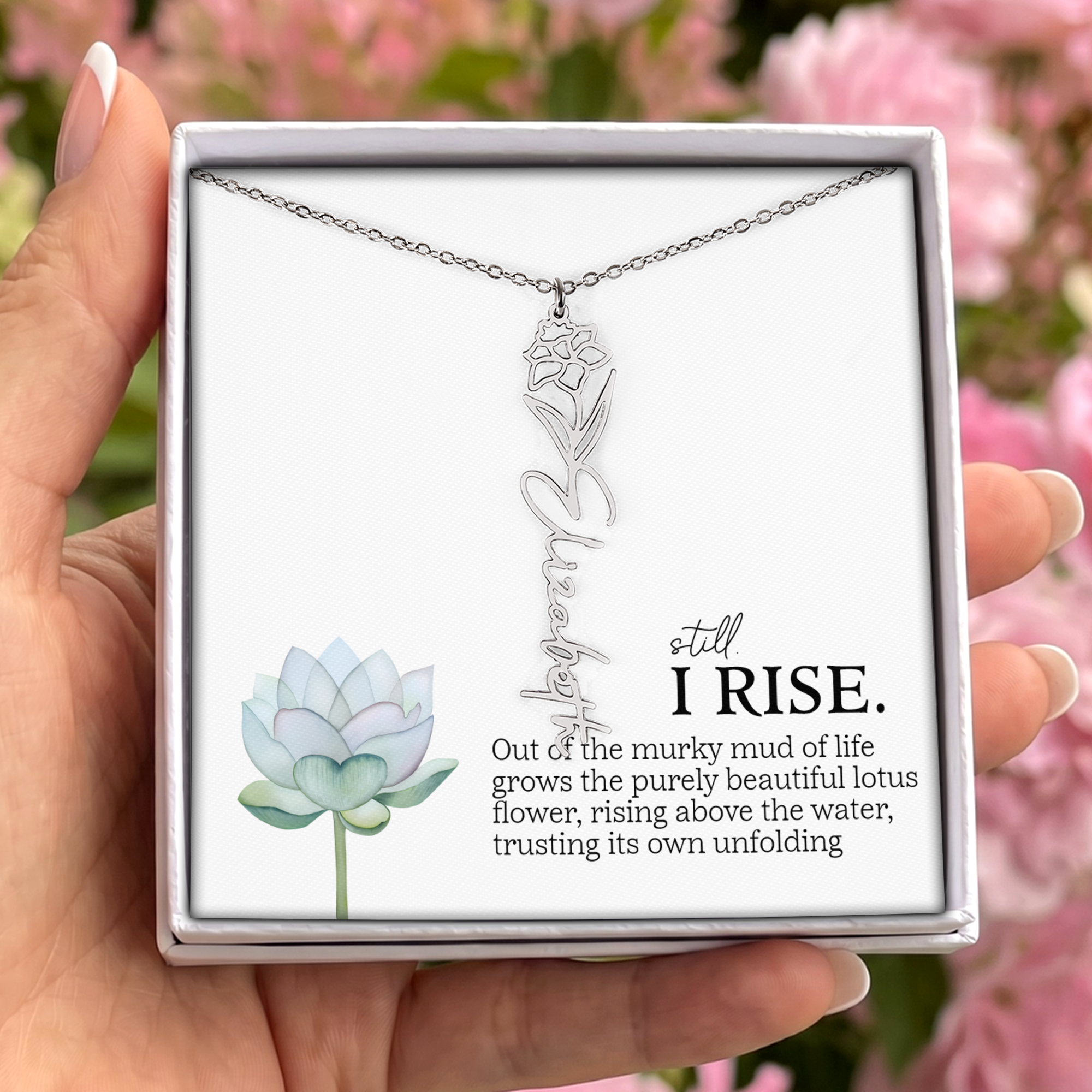 Still I Rise Lotus Jewelry