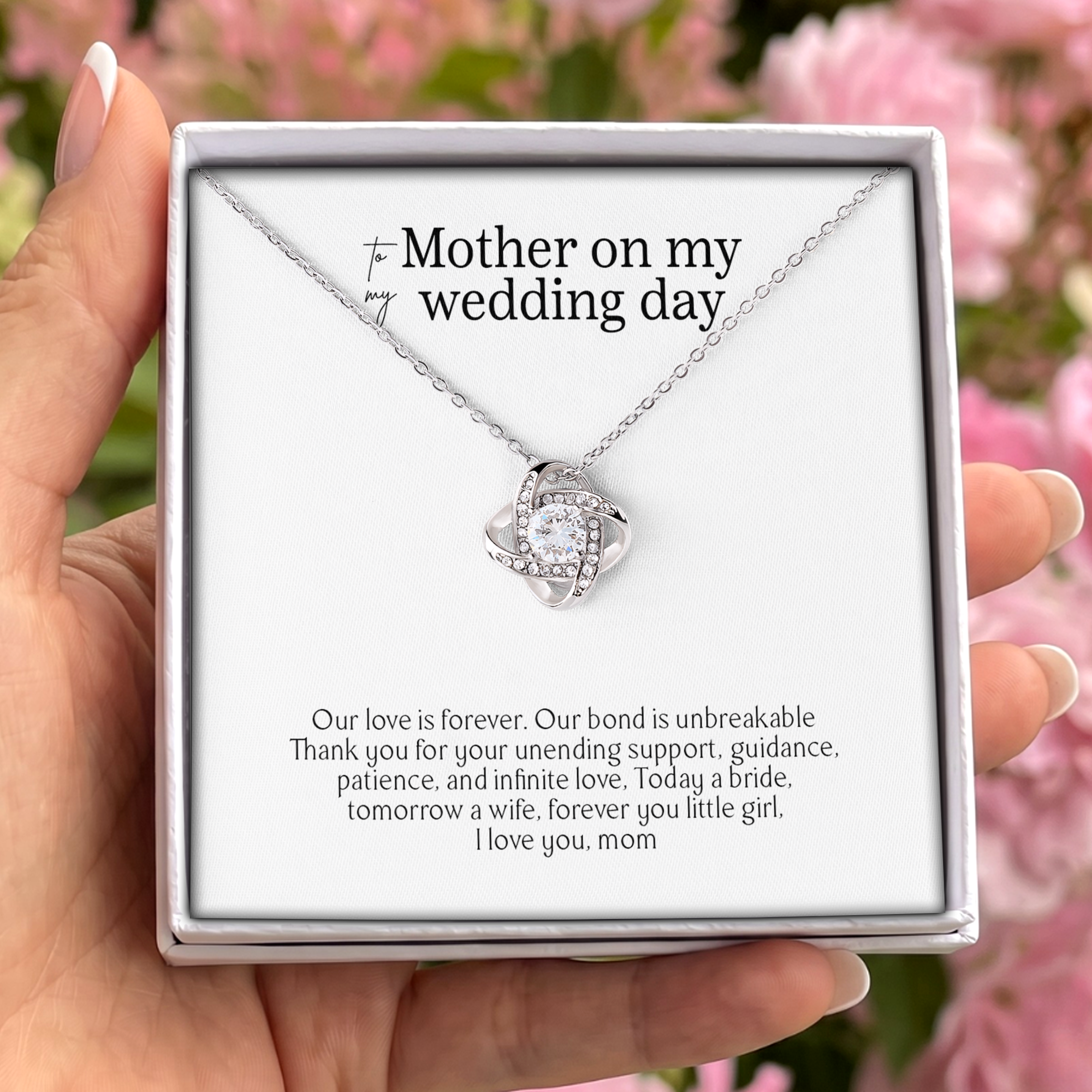 To Mother On My Wedding Day Necklace
