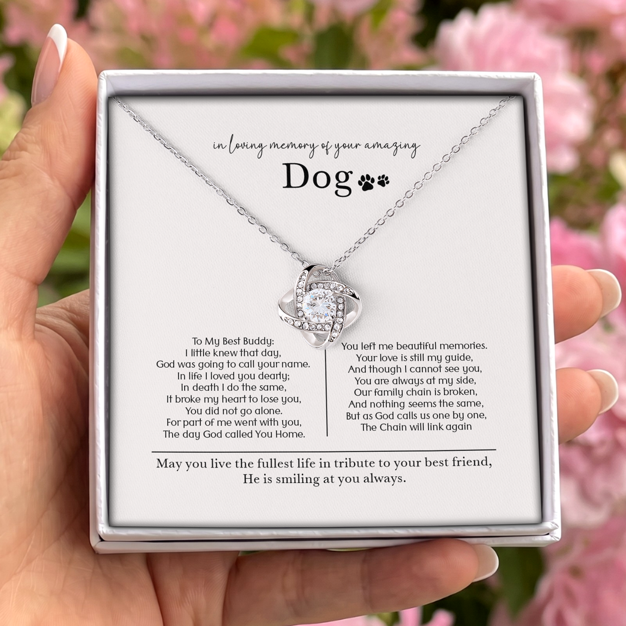 In Loving Memory Of My Amazing Dog Jewelry