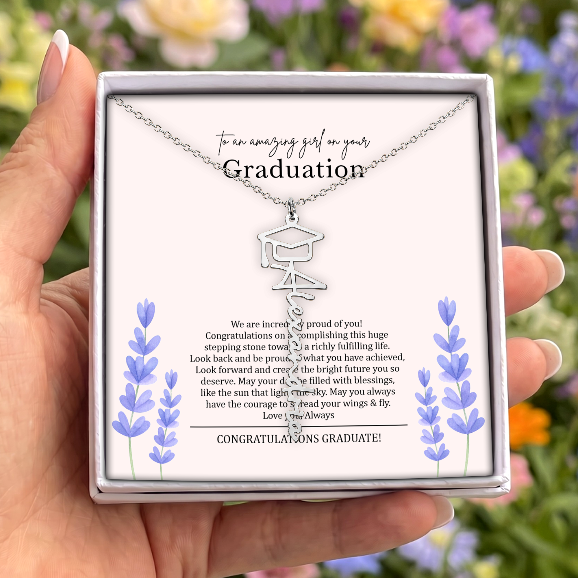 Personalized To An Amazing Girl On Your Graduation Jewelry