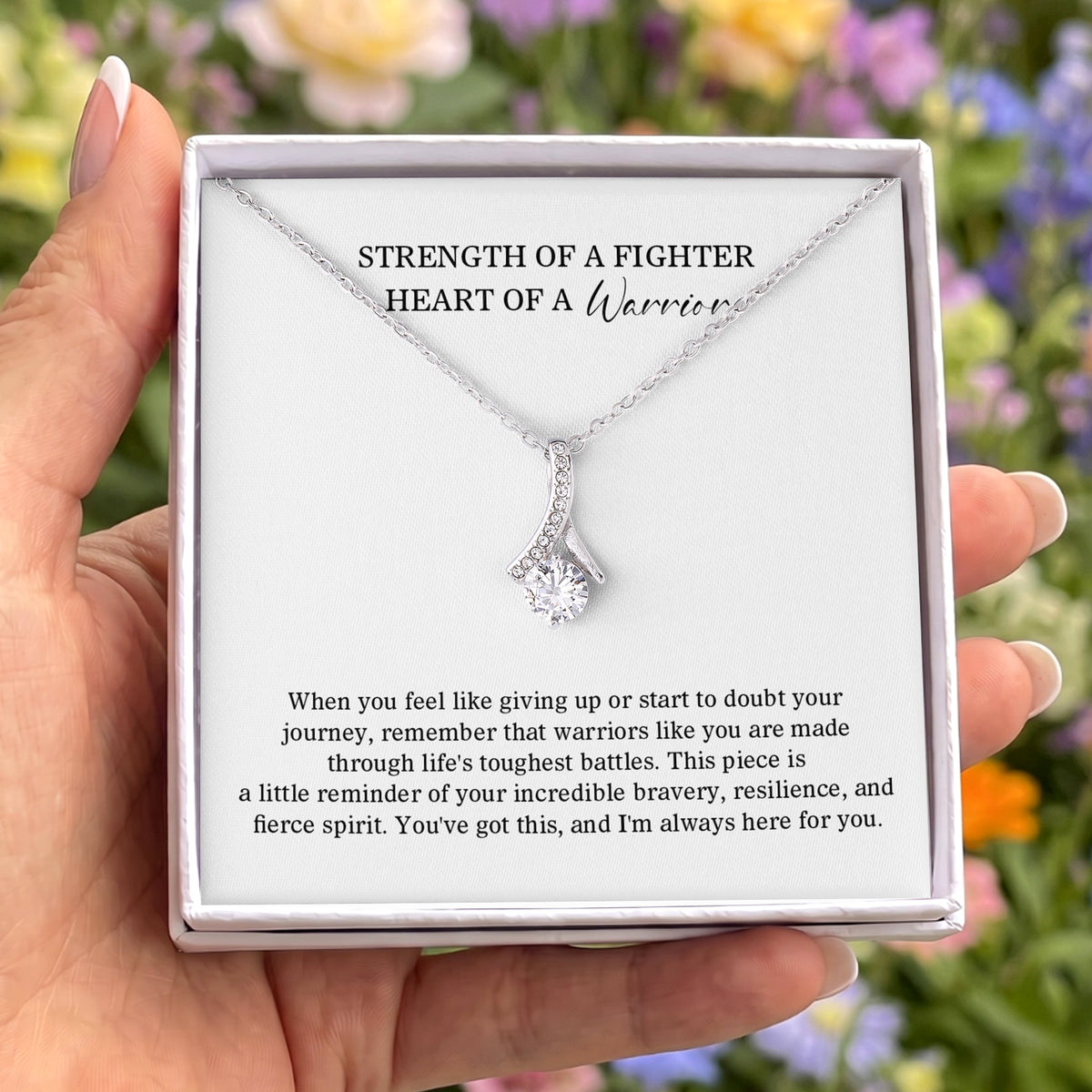 Ermutigender Schmuck für Kämpferinnen
