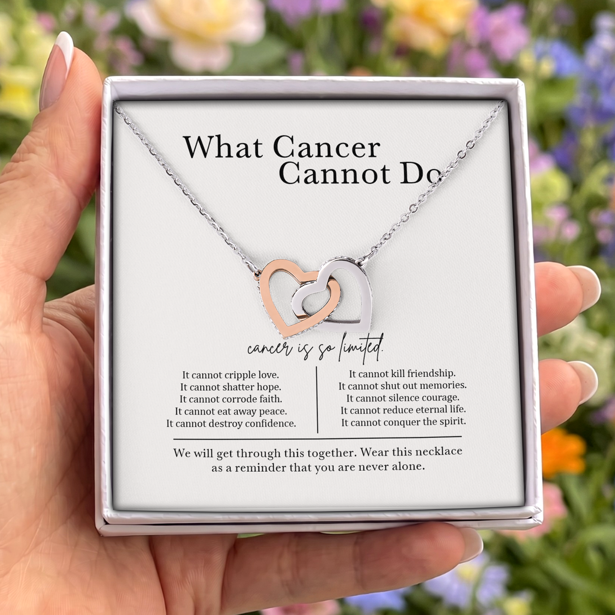 What Cancer Cannot Do Necklace