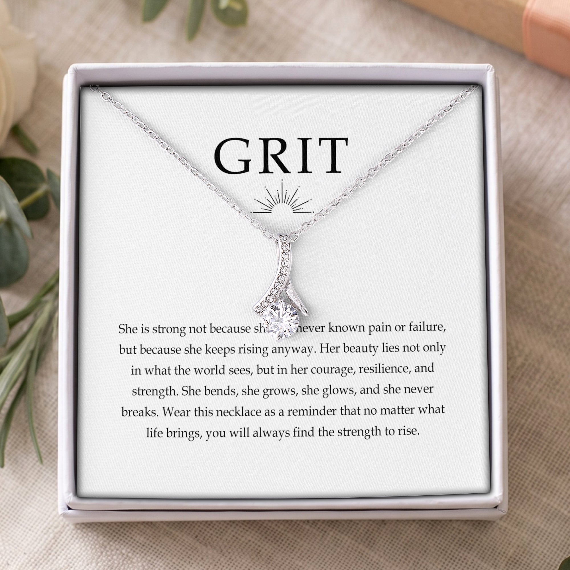 Grit She Is Unstoppable Jewelry