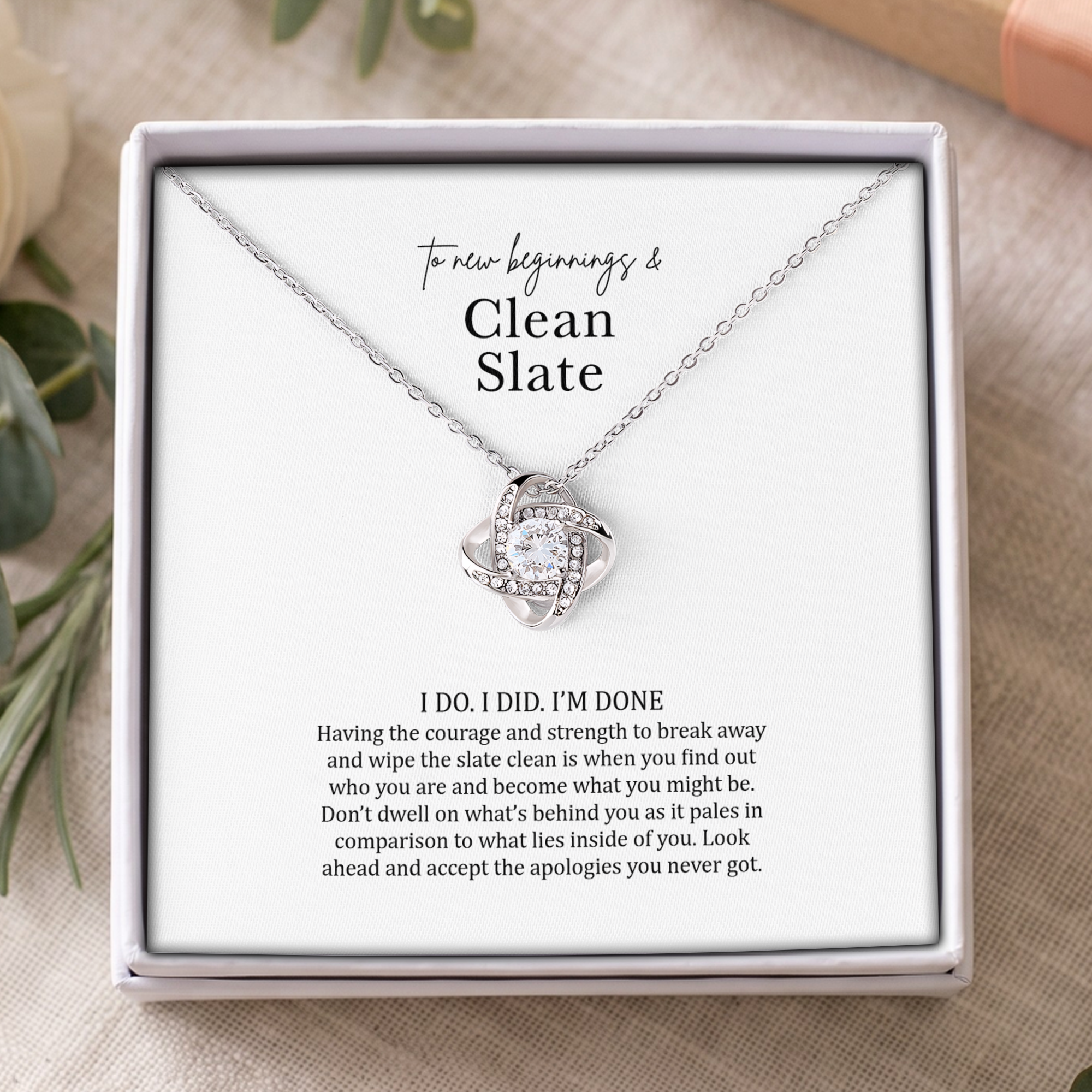 To New Beginnings & Clean Slate Jewelry