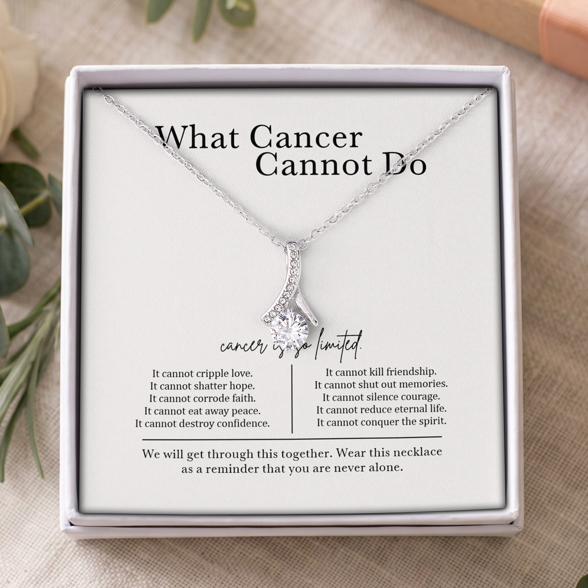 What Cancer Cannot Do Jewelry