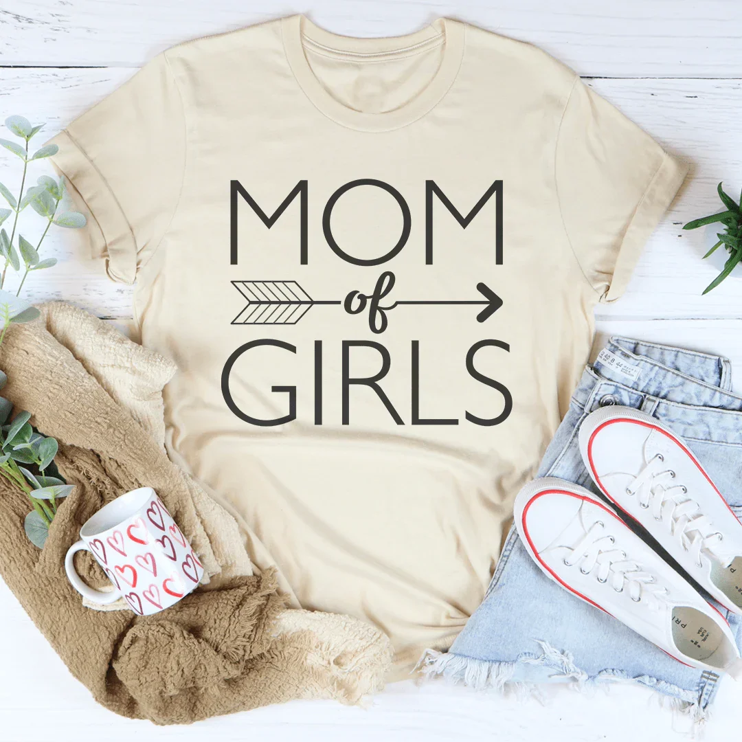 Mom Of Girls Tee Soft Cream / S Peachy Sunday T-Shirt