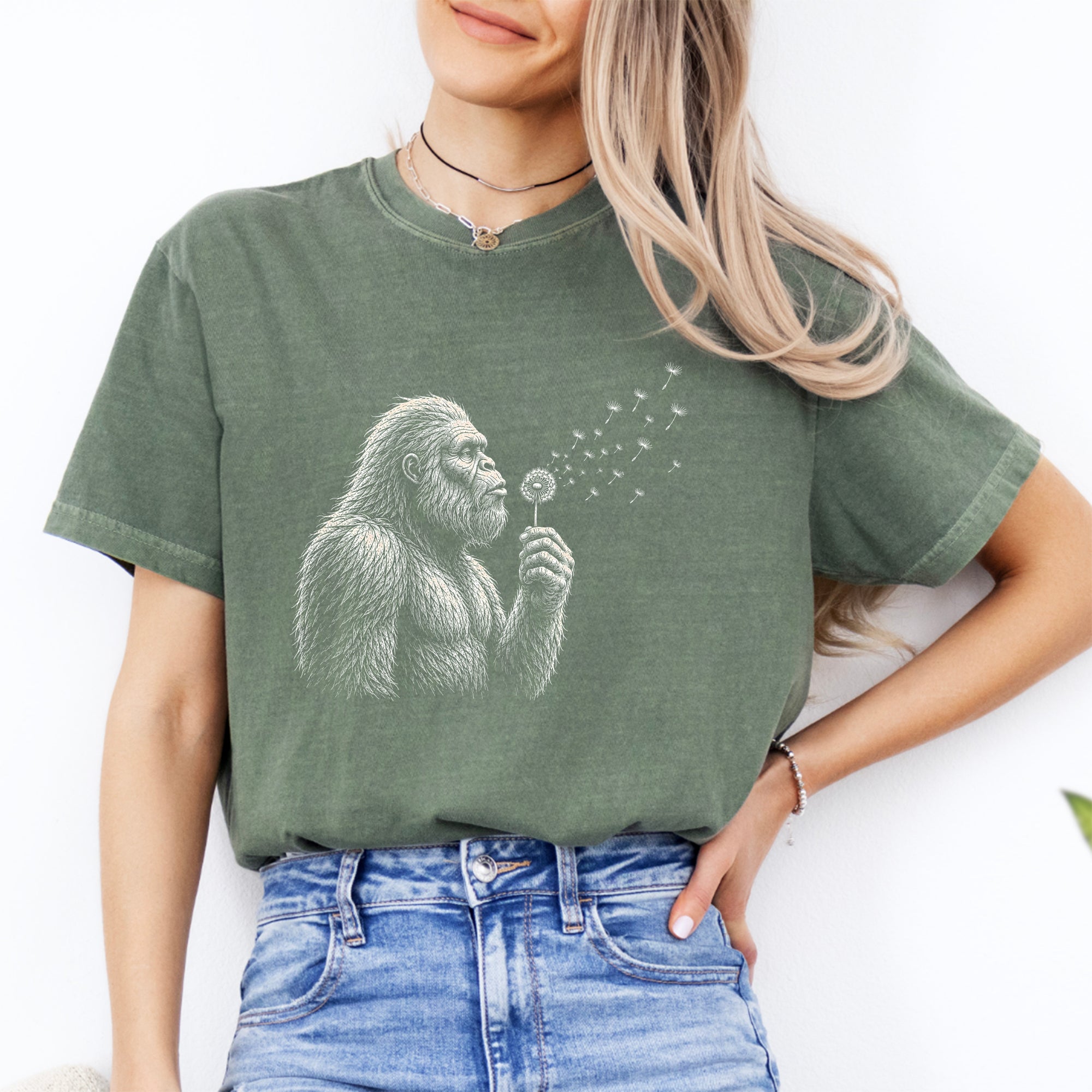 T-Shirt „Bigfoot lässt Wünsche fliegen“