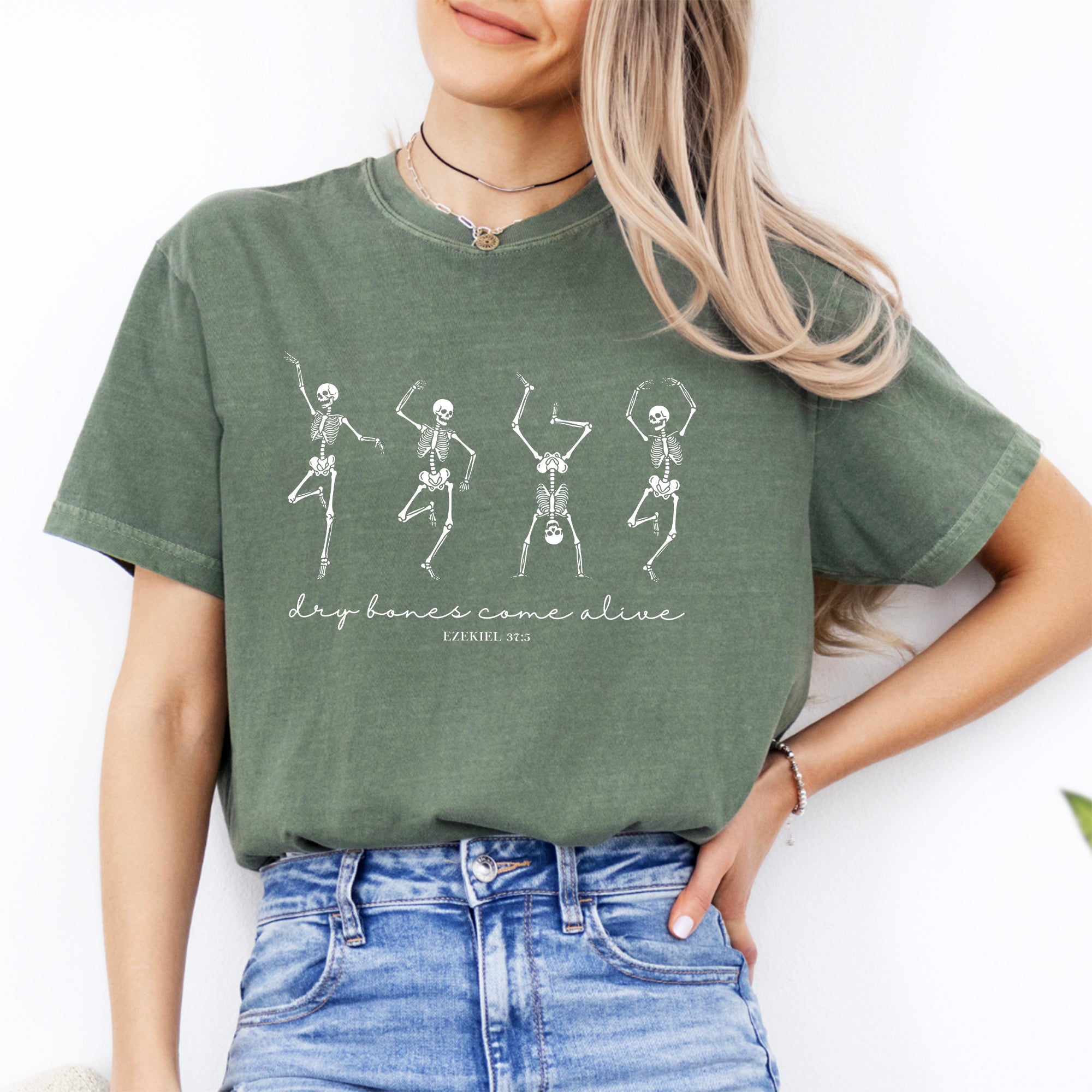 Camiseta «Los huesos secos cobran vida»