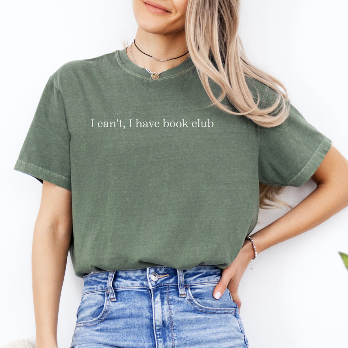 I Can't I Have Book Club" – Relatable Reader T-Shirt