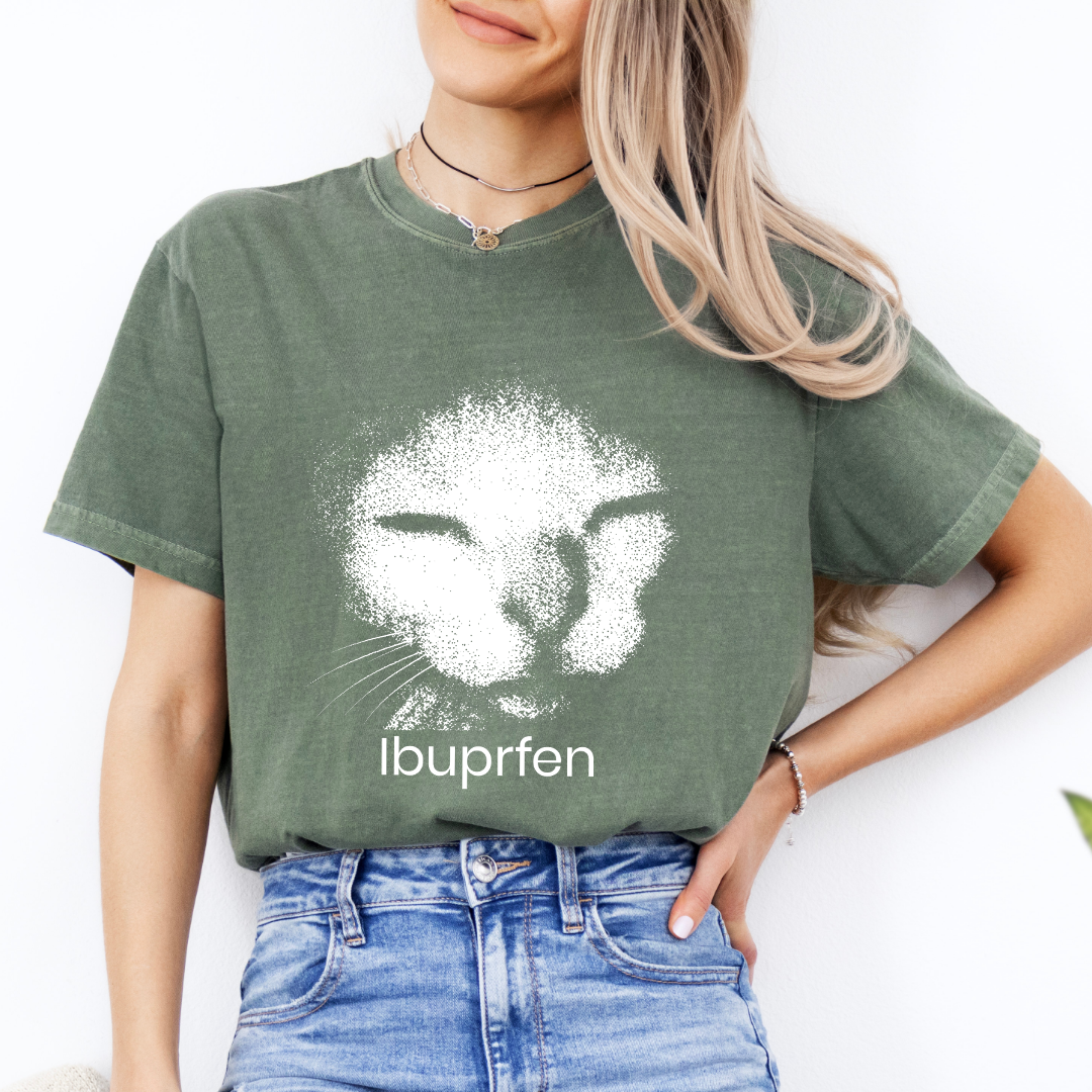 Ibuprofen Cat Tee